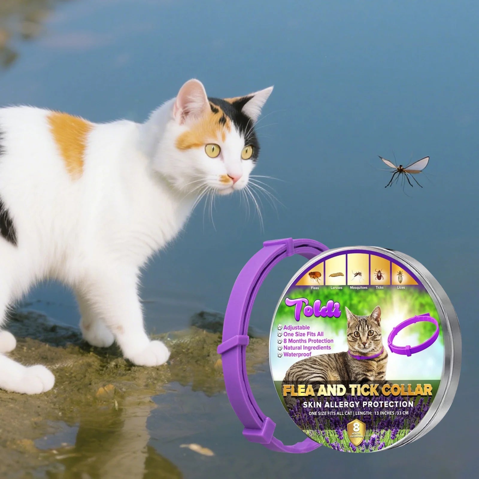 8-Month Flea and Tick Prevention Collar for Cats
