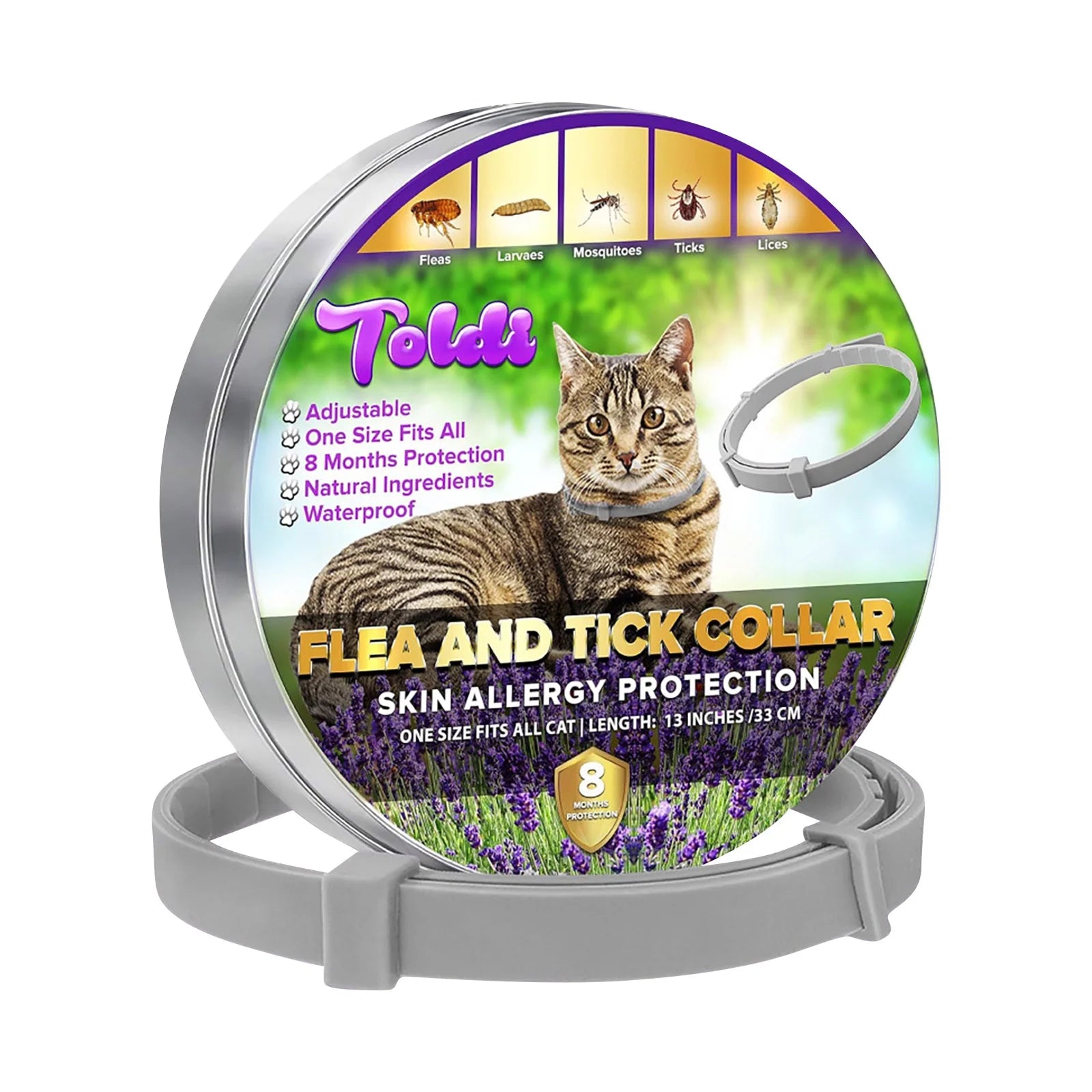 8-Month Flea and Tick Prevention Collar for Cats