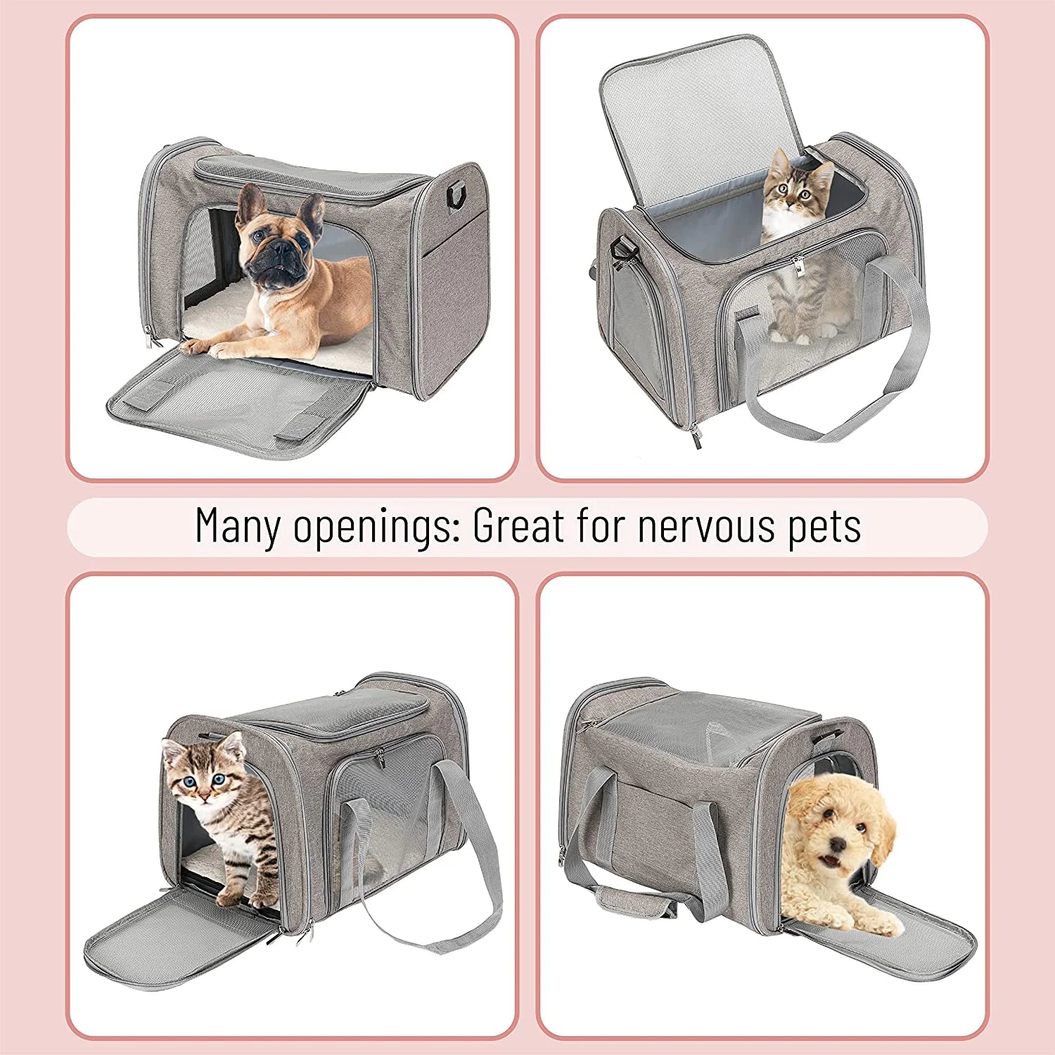 Pet Carrier - Versatile Travel Solution for Cats and Dogs