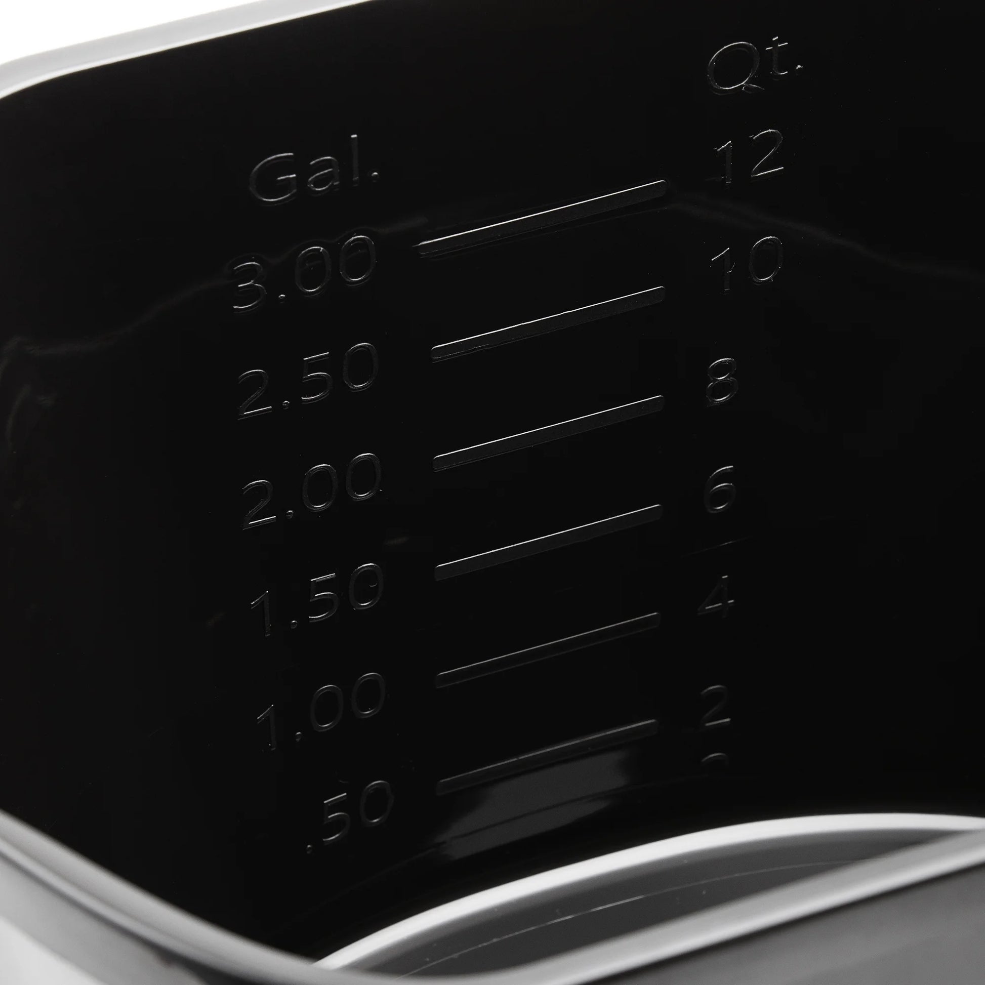 Heavy Duty 3.5 Gallon Utility Bucket Oval Polypropylene Black