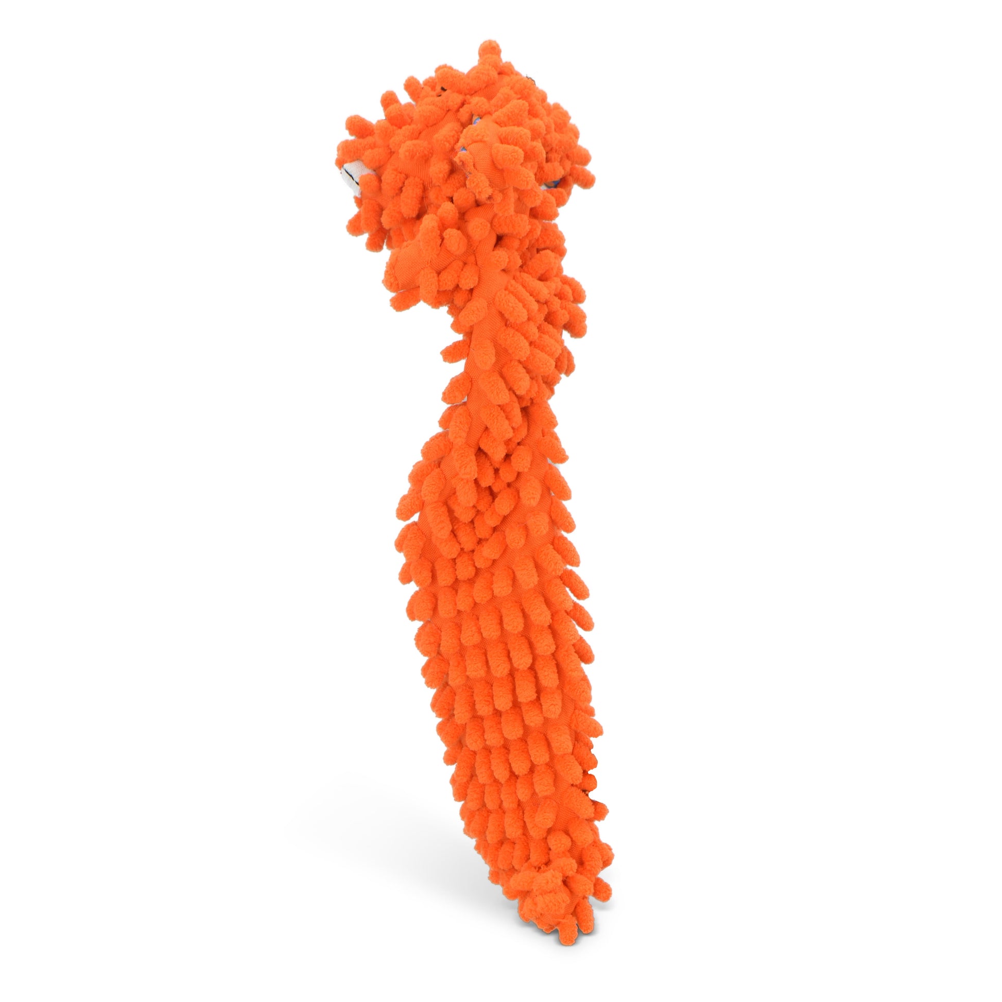 Floppy Moppy Loofa, Unstuffed Plush Dog Toy, 2 Pack, Yellow and Orange