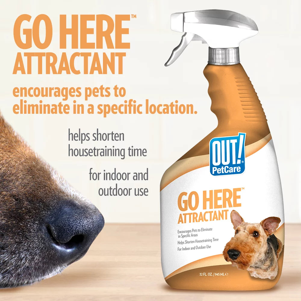 Petcare Go Here Potty Training Attractant Spray, 32Oz.