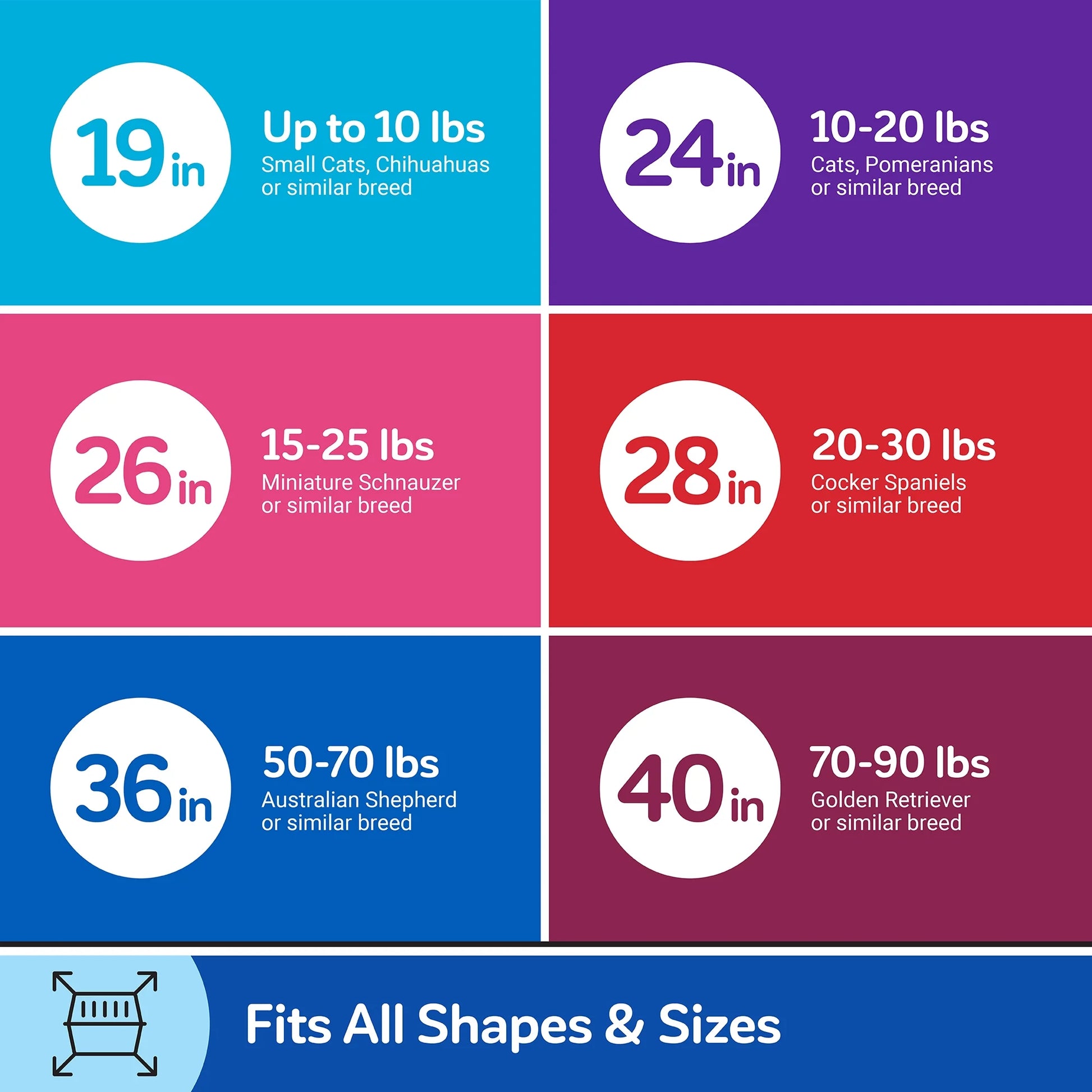 Medium Two-Door Top Load Plastic Travel Dog Kennel and Pet Carrier for Dogs and Cats, 24" for Pets up to 15 lbs, Blue