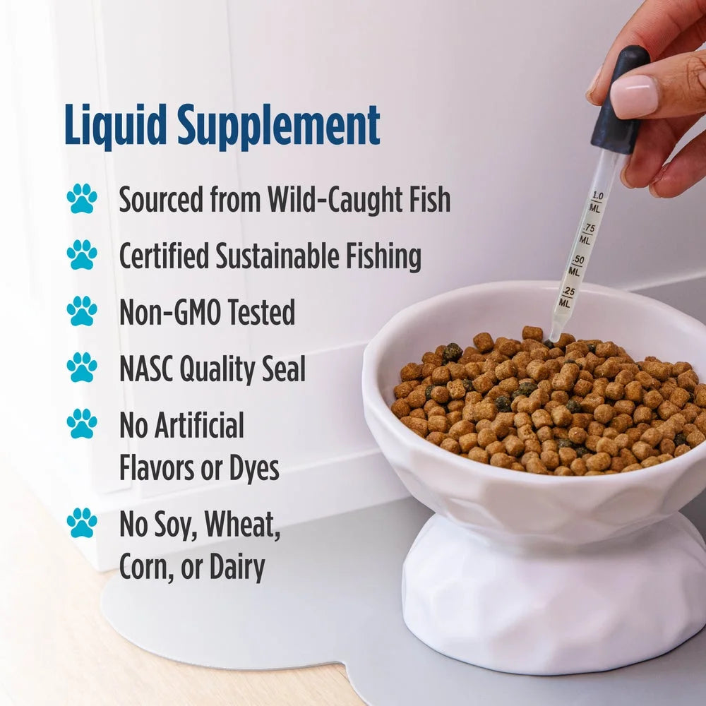 Omega-3 Cat, Liquid, Fish Oil for Cats, with EPA & DHA 2 Oz