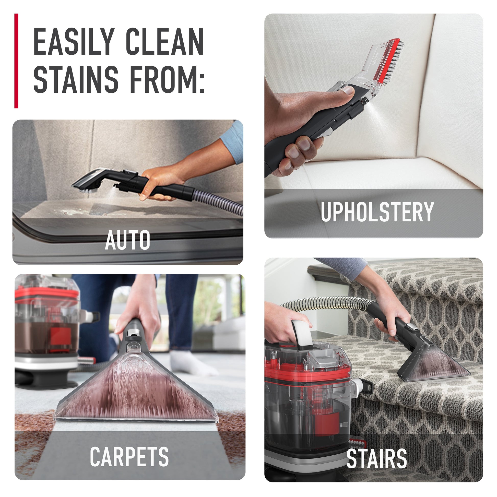 CleanSlate Portable Carpet and Upholstery Spot Cleaner for Pet Stains, Model FH14010