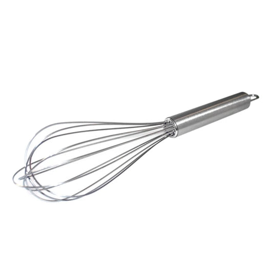 Stainless Steel Whisk, Versatile Tool for Egg Beater, Milk Frother, Hand Push Whisk, Heavy Duty Kitchen Wire Whisk for Cooking Blending Beating Stirring, 10.2" X 2.2", Sliver