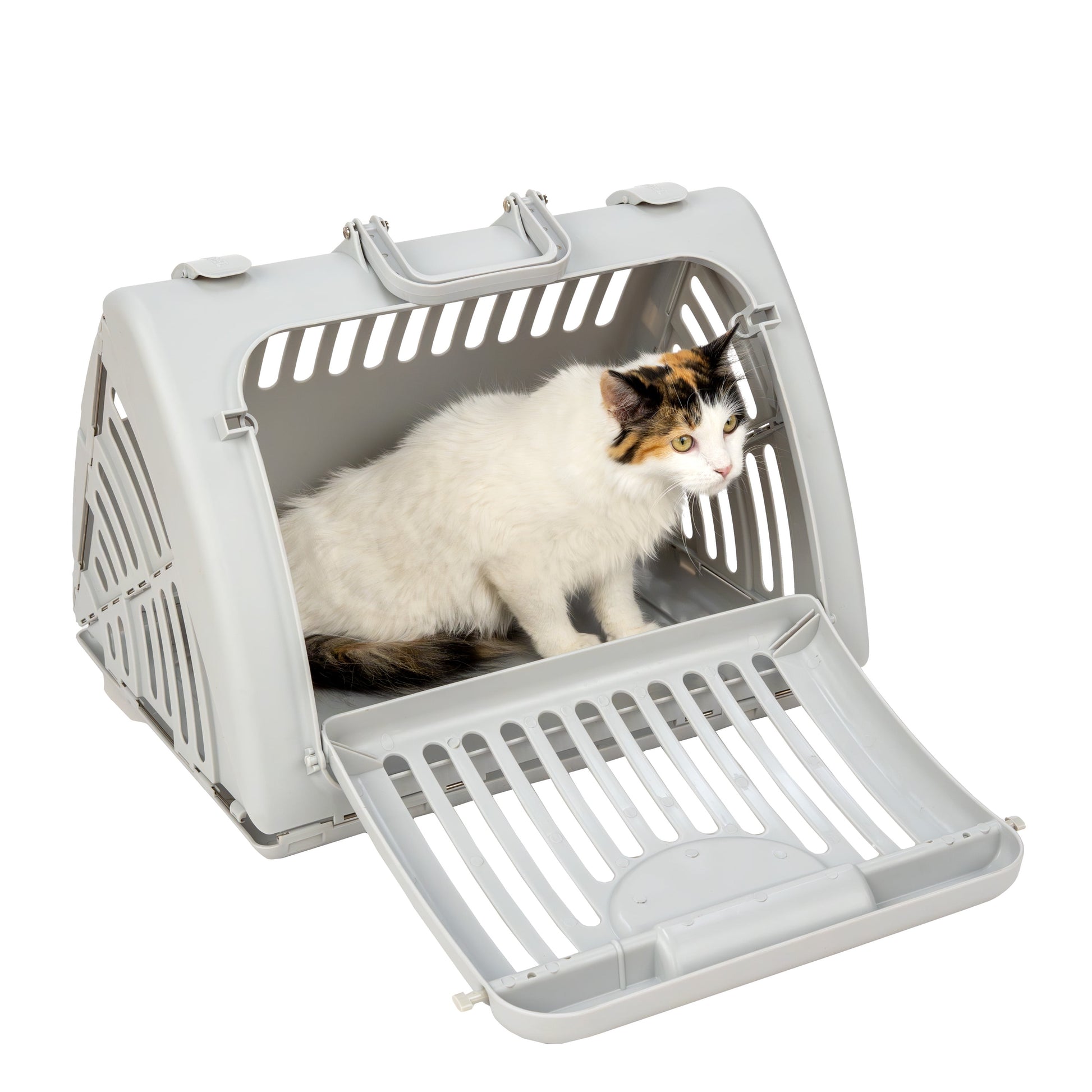 Portable Foldable Cat Carrier - Gray, One Size