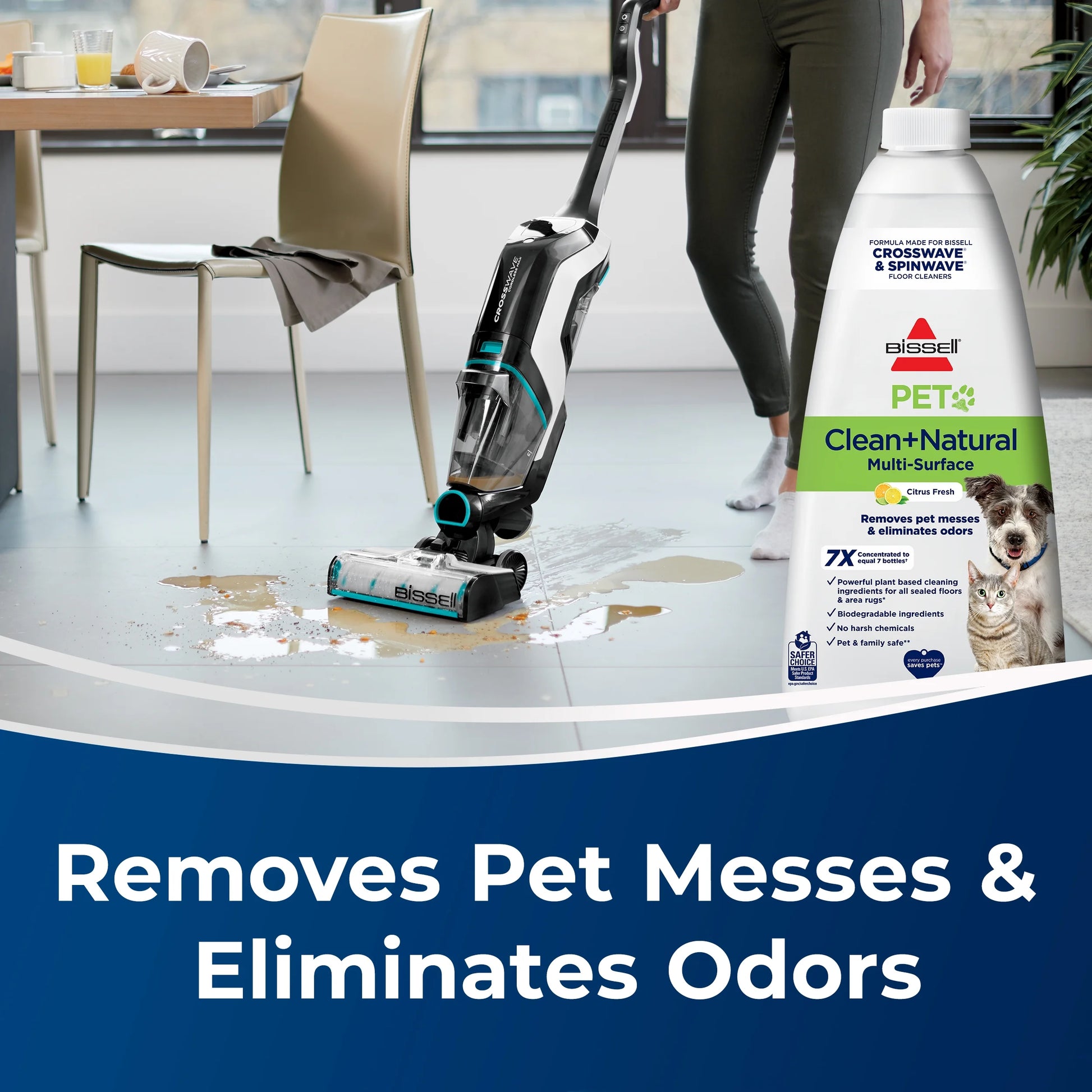 Pet Clean and Natural Multi-Surface Cleaner, 32 Oz.