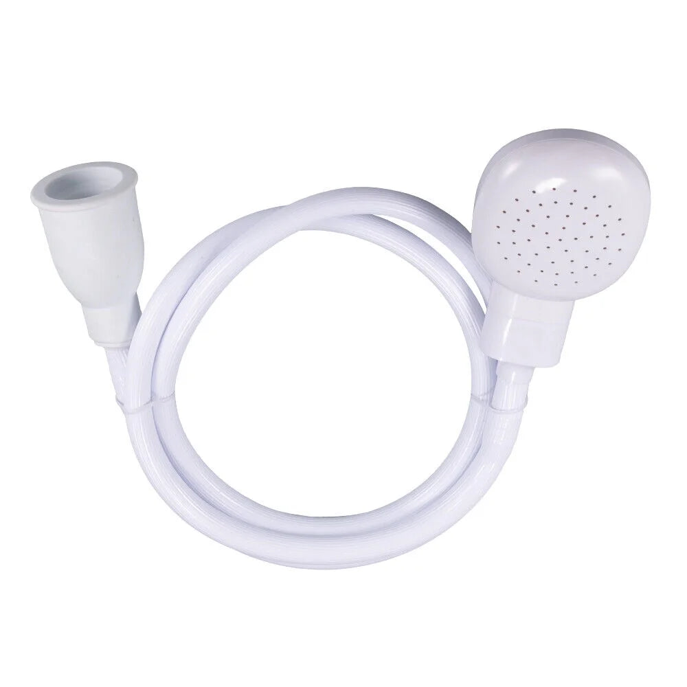 Hose Wash Dogs ,Hair Dog Pet Sh Ower Sprays Hose Bath Tub Sink Faucet Attachment Wash Durable (White)