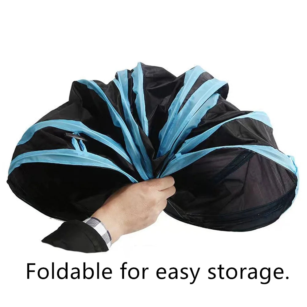 Y Cat Tunnel Tube 3 Way Cat Tunnels for Indoor Cats, Rabbit Tunnel, Collapsible Kitten Tunnel Toys for Large Cats, Animal Pet Kitty Tunnel Toys