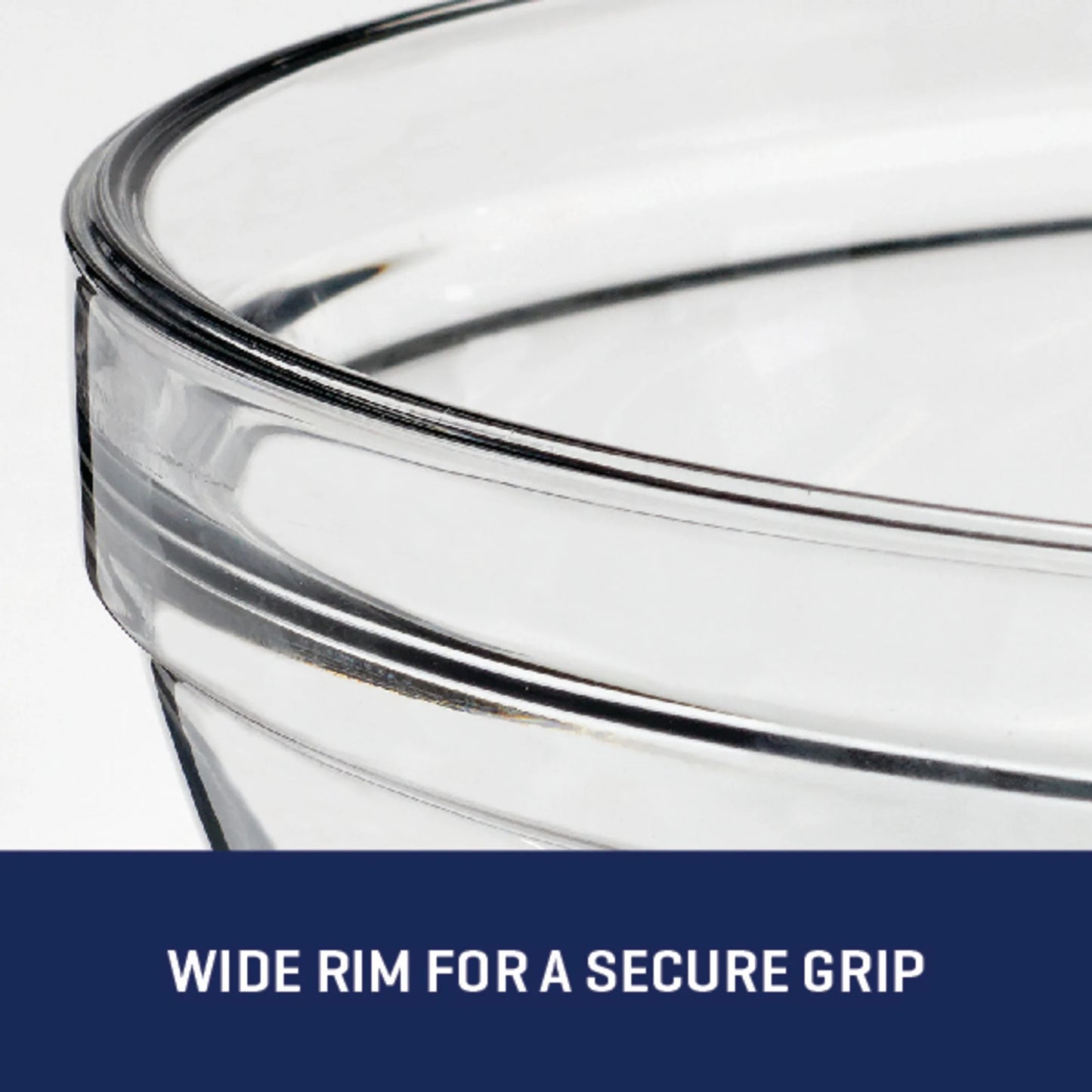 Glass Mixing Bowls, 10 Piece Set