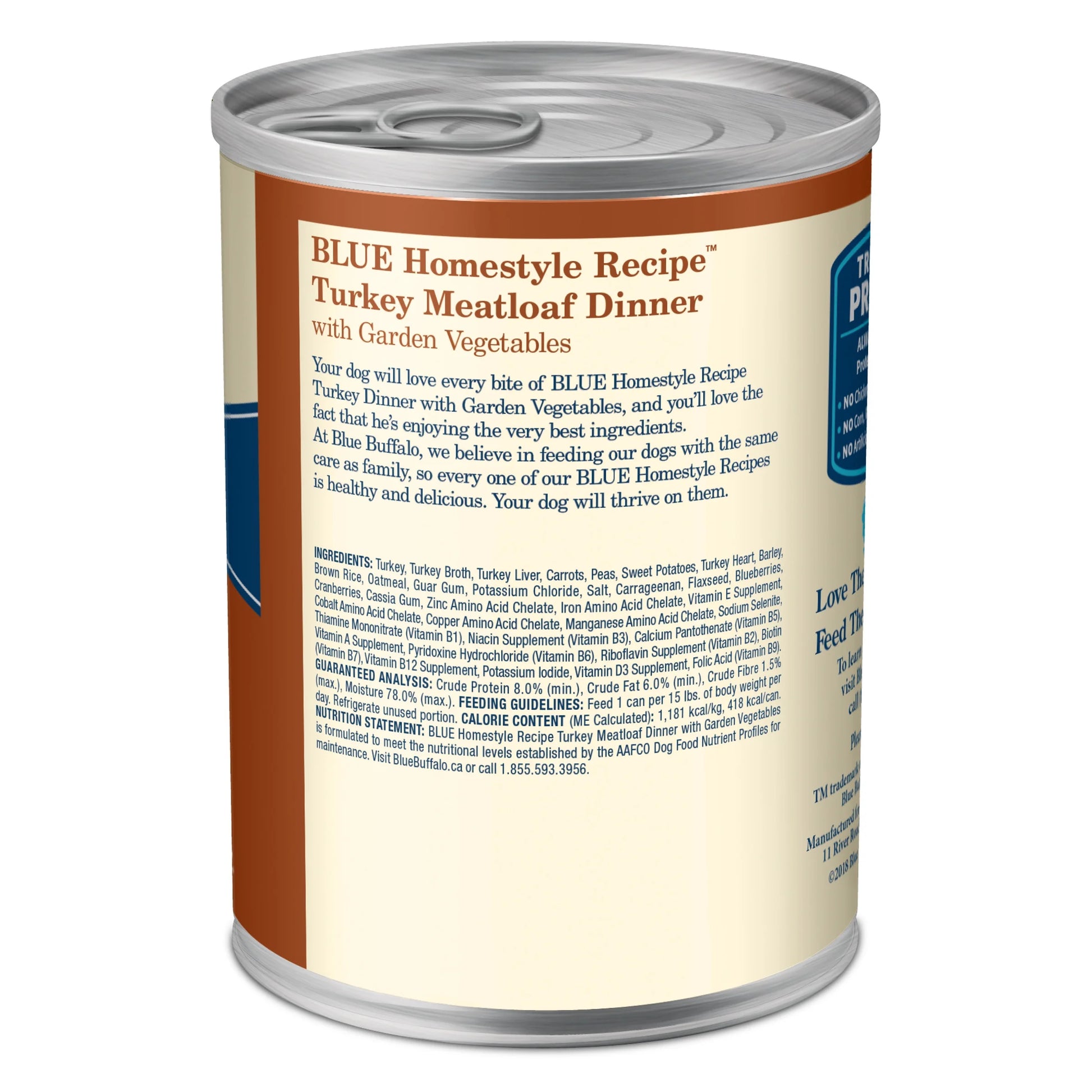 Homestyle Recipe Adult Wet Dog Food, Turkey Dinner, 12.5 oz Can