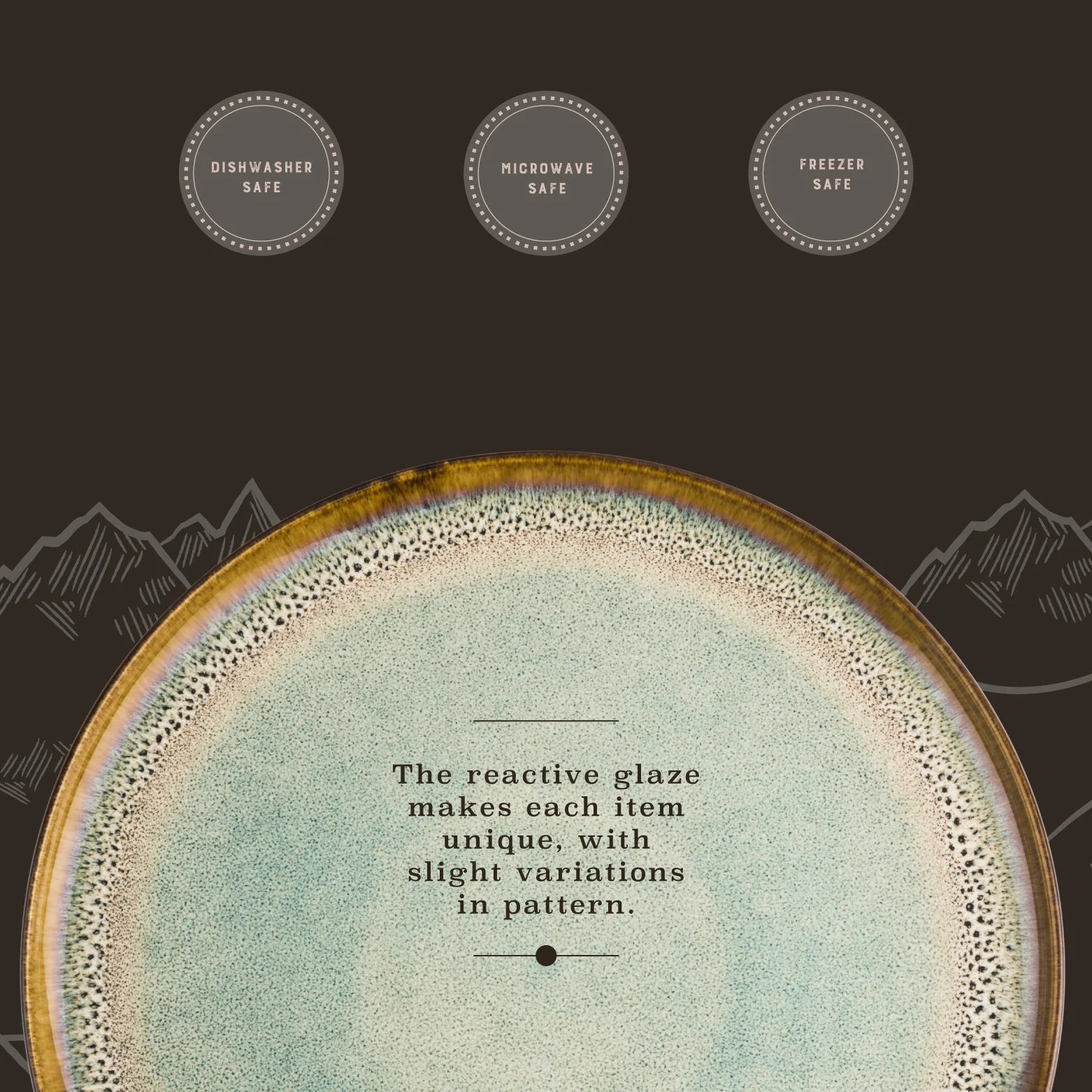 Ceramic Oval Platter, Kayce Collection