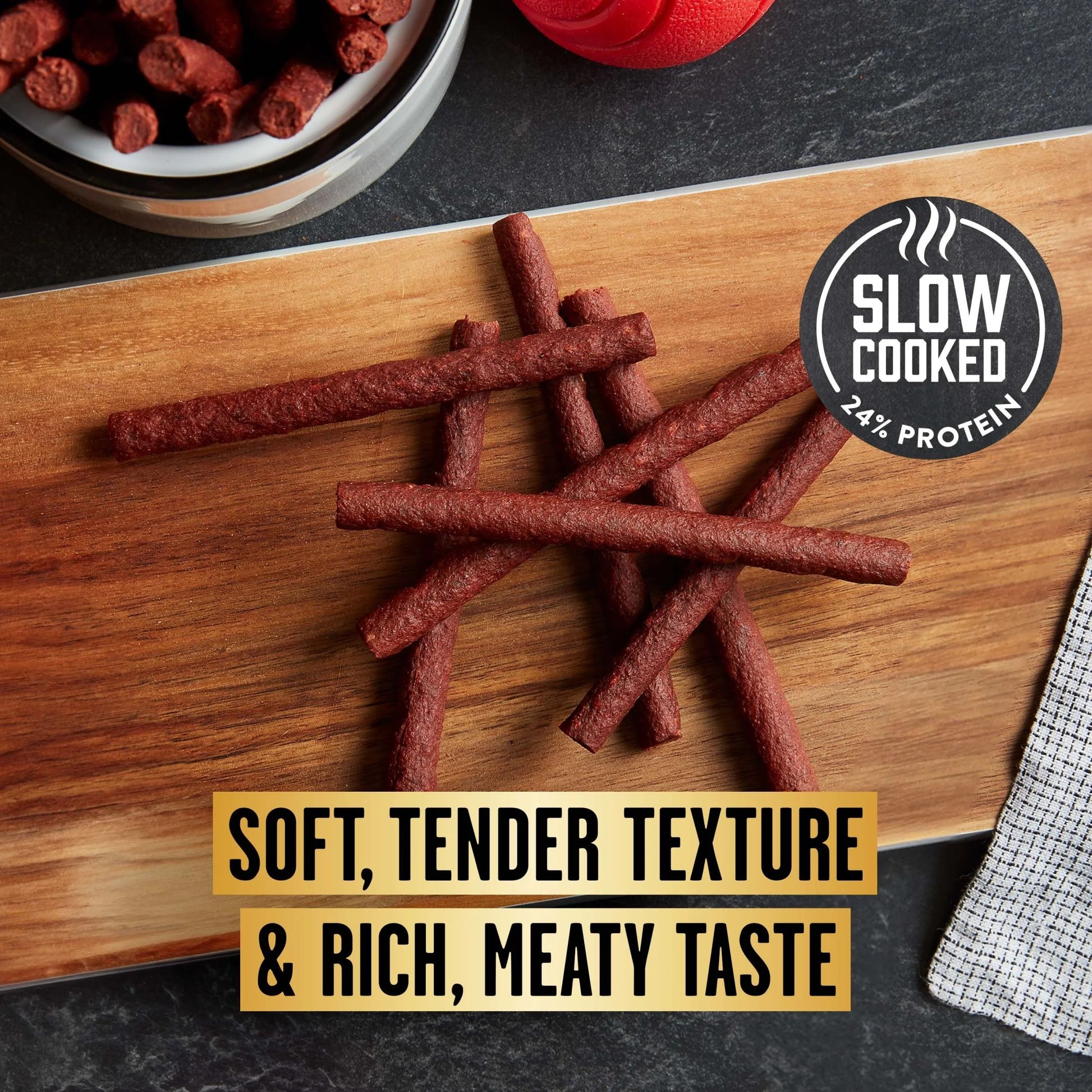 Pup Peroni Filet Mignon and Bacon Flavor Dog Treats, 5.6 oz Bag