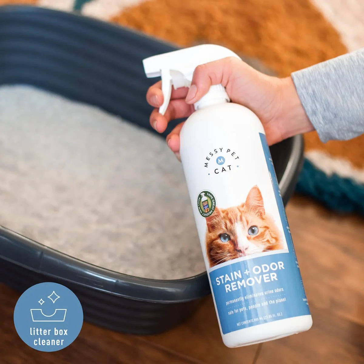 2-Pack Professional Pet Stain and Odor Remover for Carpets, Upholstery, and Mattresses - 27 Oz