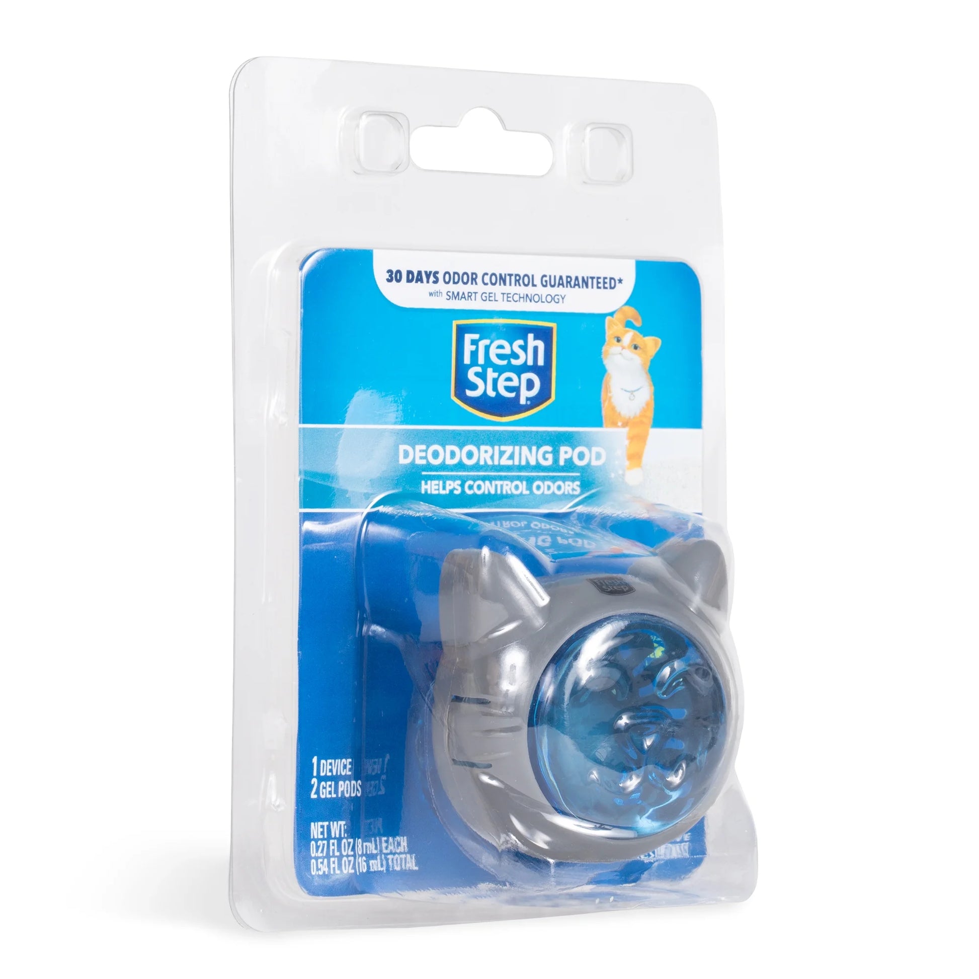 Litter Box Deodorizing Gel Pods, Cat Litter Box Deodorizer 1 Adhesive Pod 2 Refills