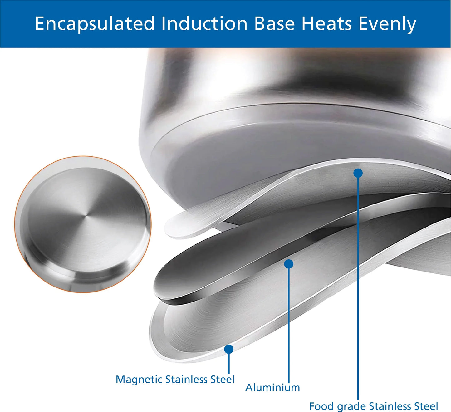 4-Piece Stainless Steel 8 Qt Cooker Multipot Set