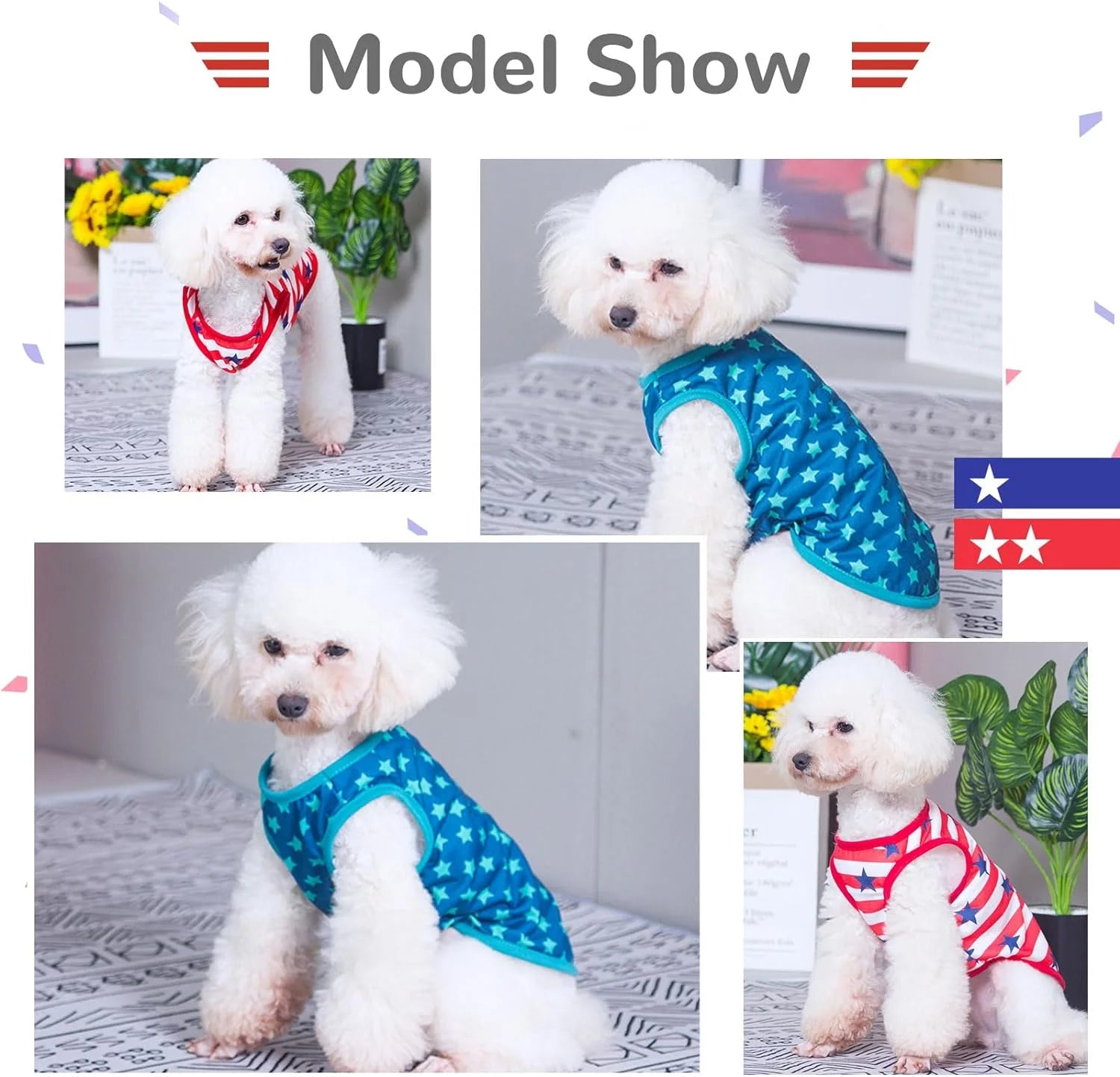 Breathable Dog T-Shirts for Small Pets - Sleeveless Spring/Summer Apparel for Dogs and Cats