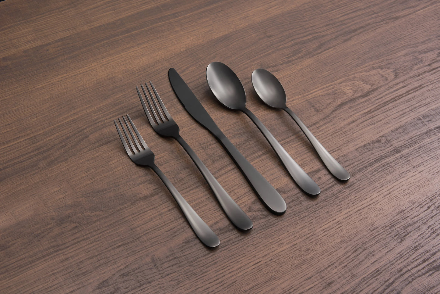 Cambridge Byram Black Mirror 20-Piece Flatware Set (Service for 4)
