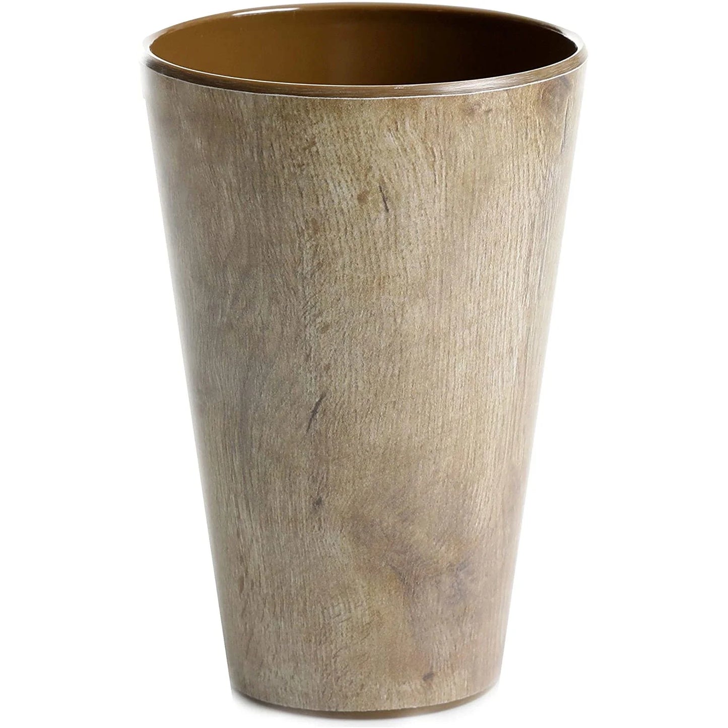 Home Woodlands 16 Piece round Melamine Plate, Bowl, & Cup Dinnerware Set