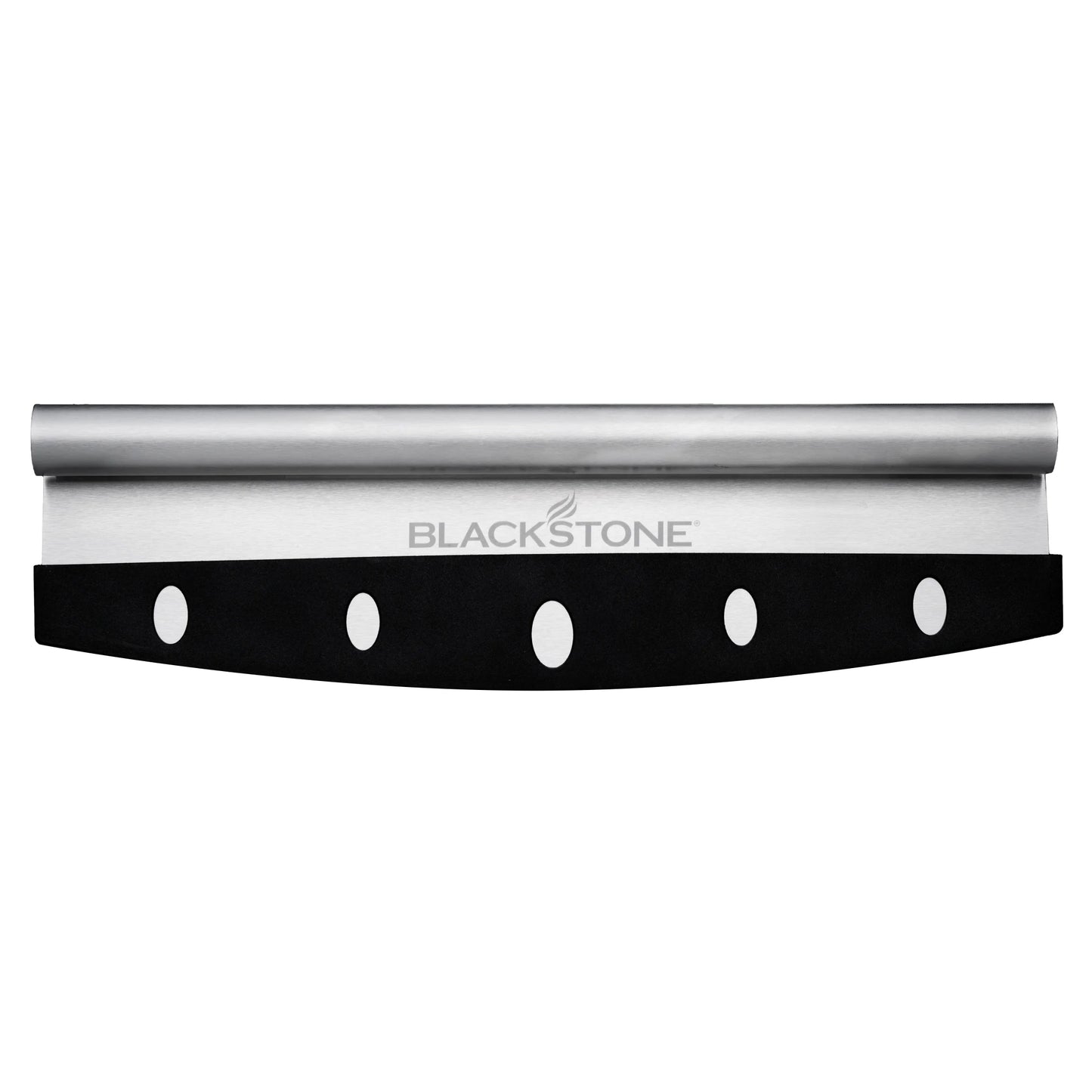 15" Stainless Steel Pizza Rocker Pizza Cutter with Blade Cover, 1.2 Lb.