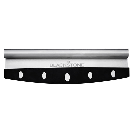 15" Stainless Steel Pizza Rocker Pizza Cutter with Blade Cover, 1.2 Lb.