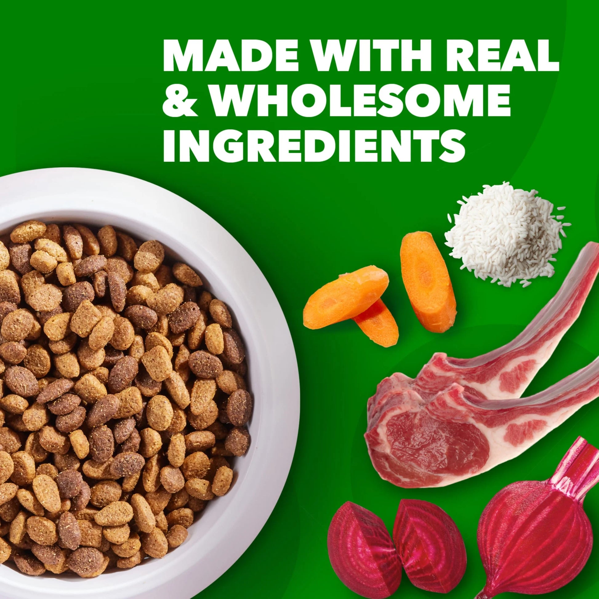 Proactive Health Minichunks Dry Dog Food with Real Lamb and Rice, 15 lb Bag