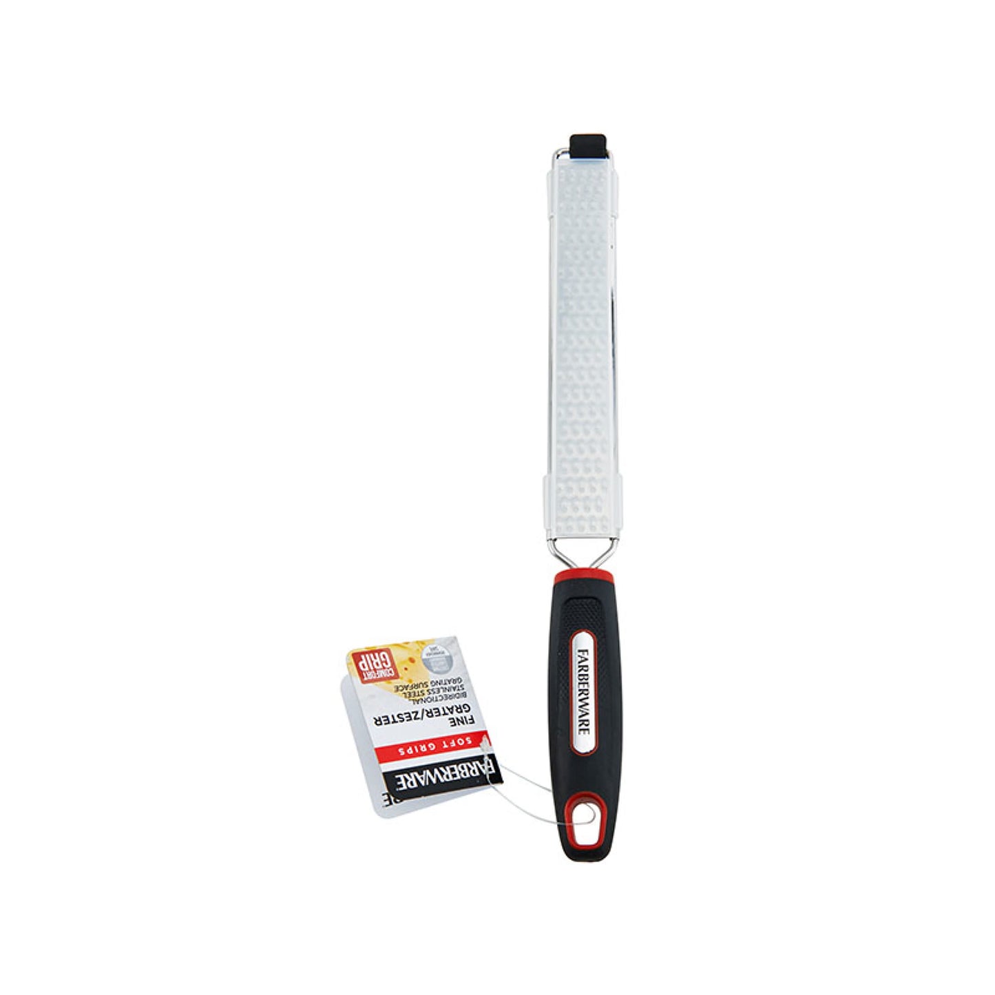 Soft Grips 7-Inch Long Zester/Grater in Black and Red