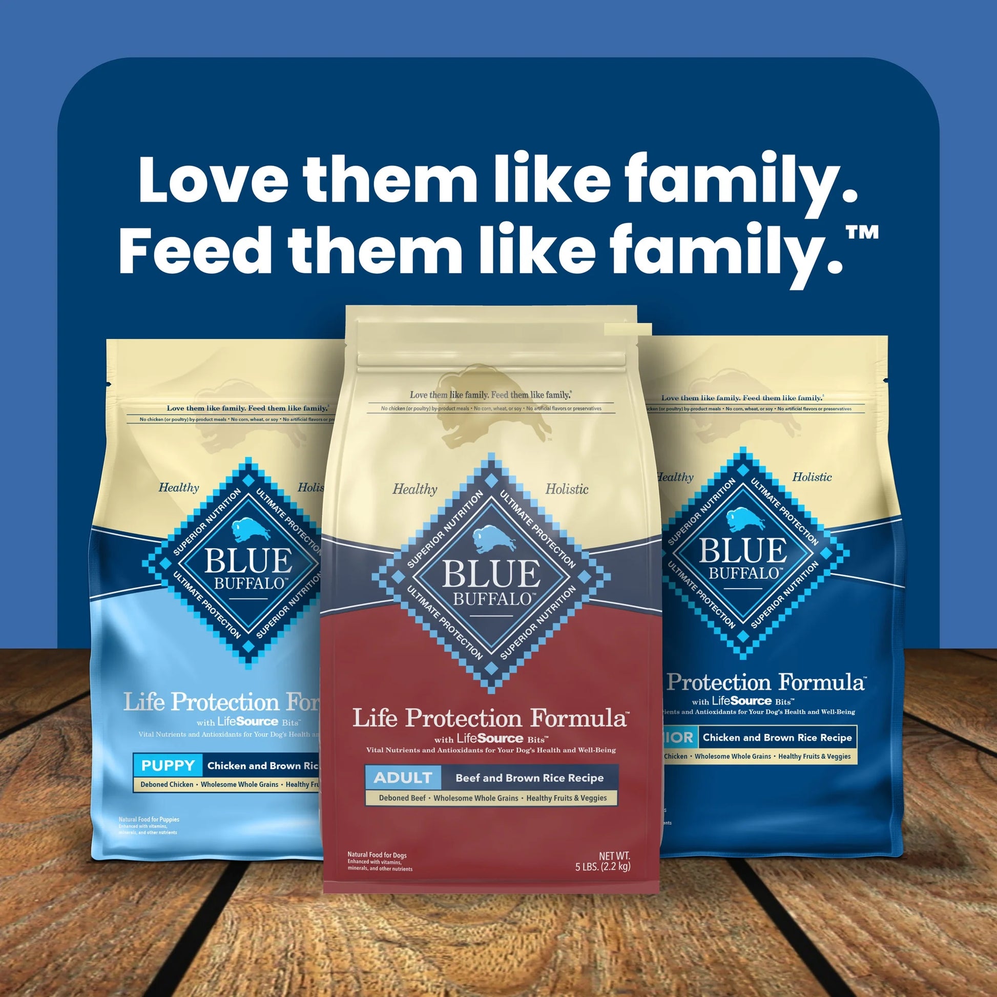 Life Protection Formula Natural Dry Dog Food with Beef and Brown Rice, 5 lb Bag