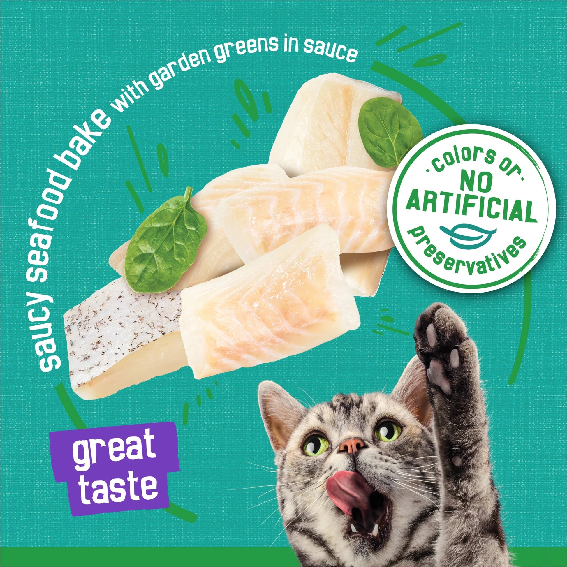 Purina  Indoor Saucy Seafood Bake Wet Cat Food, 5.5 oz Can