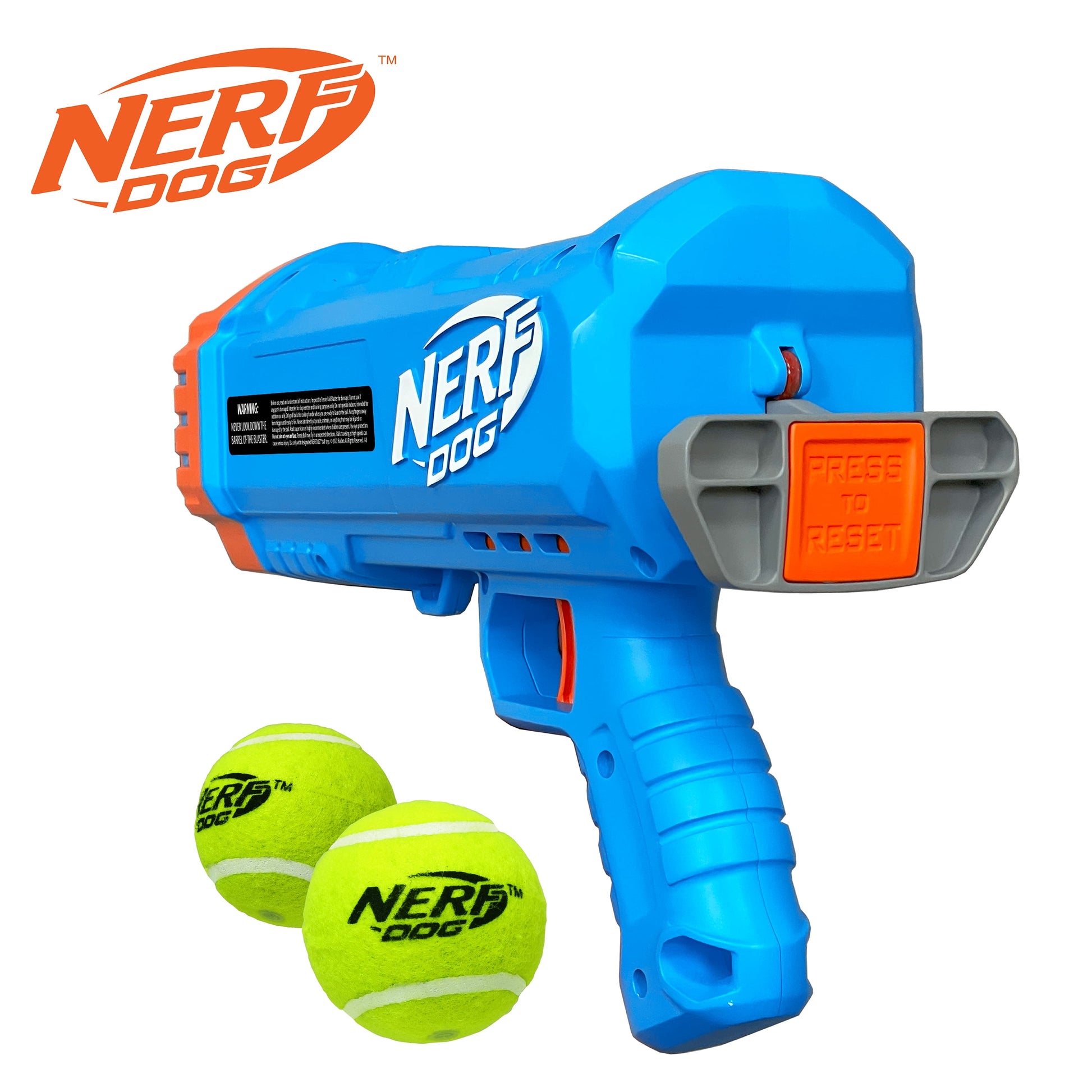 Compact Tennis Ball Launcher with Two Balls, 12-Inch