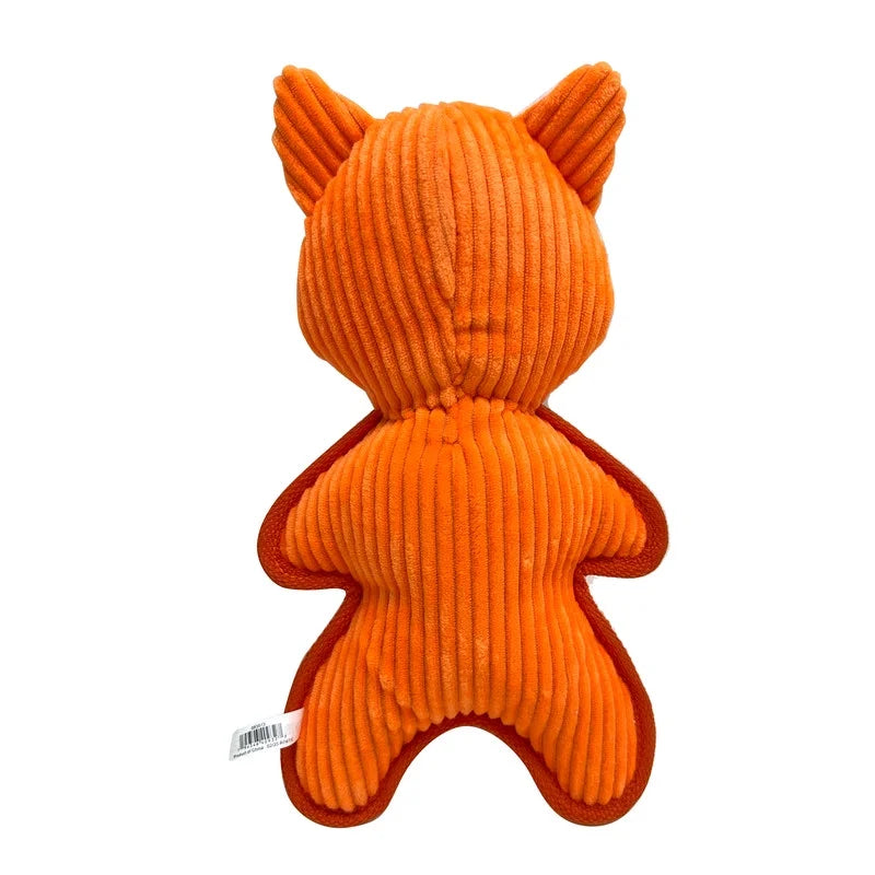 Tough Buddy Fox Dog Toy, Chew Level 4