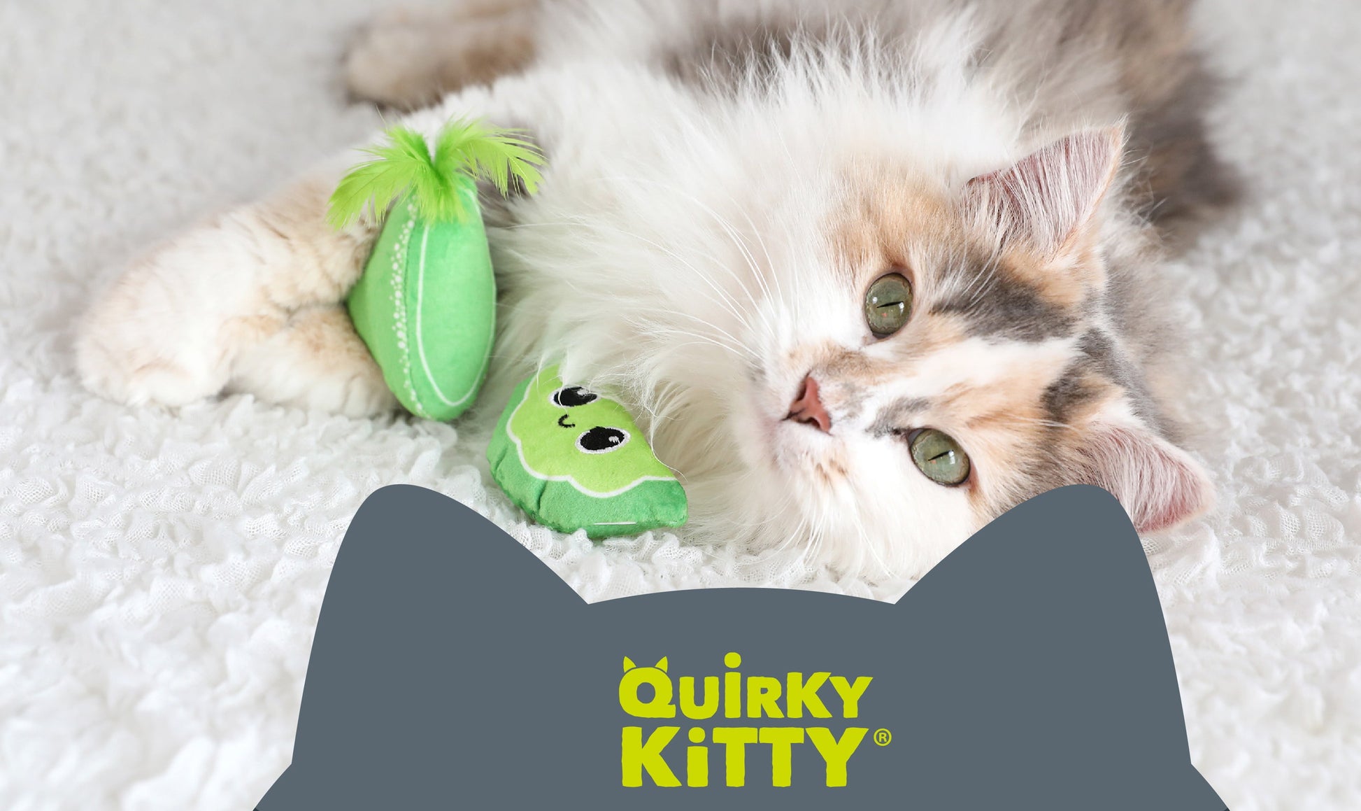 Interactive Plush Cat Toy - Quirky Kitty Mouse Hunter with Catnip, Gray, Single Pack