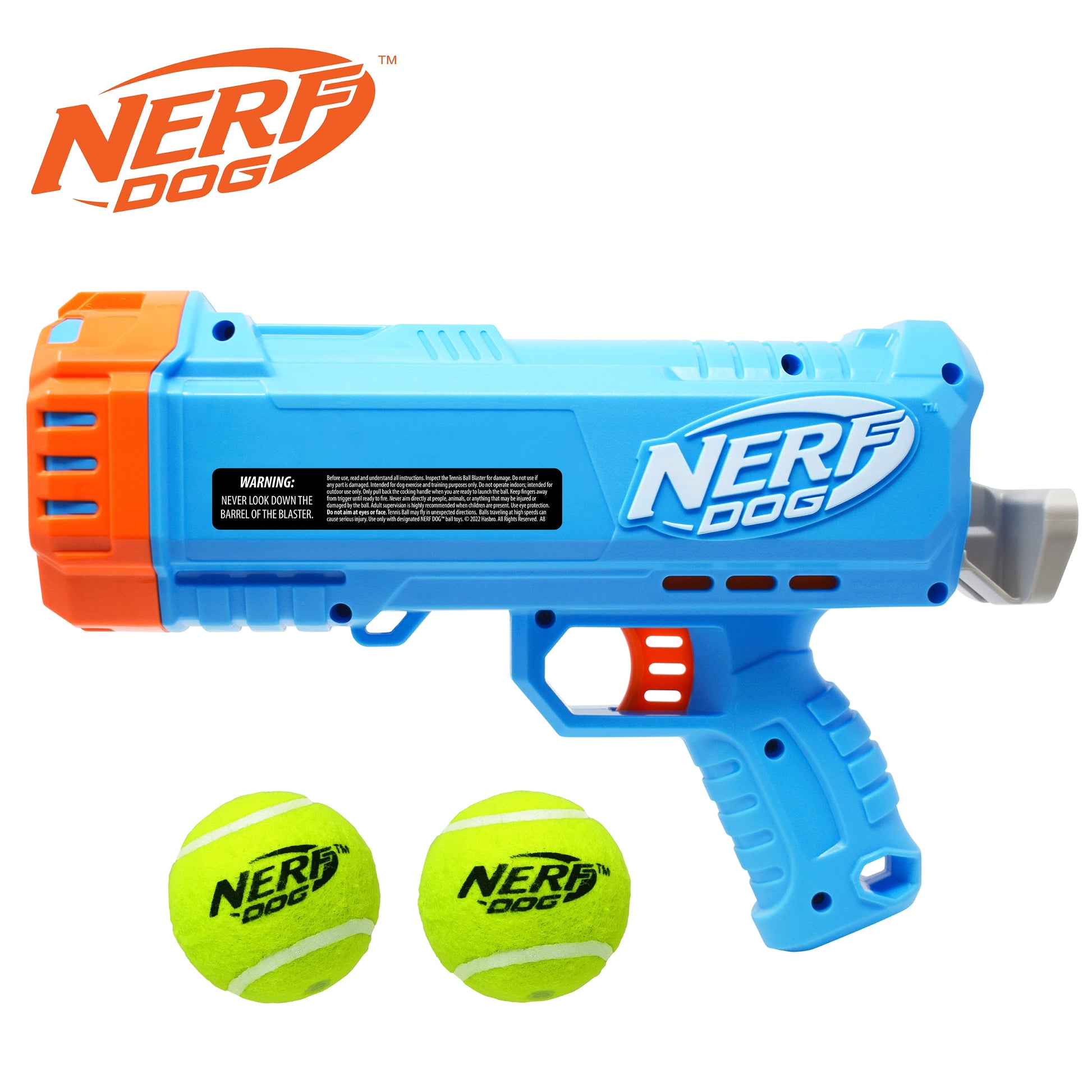 Compact Tennis Ball Launcher with Two Balls, 12-Inch