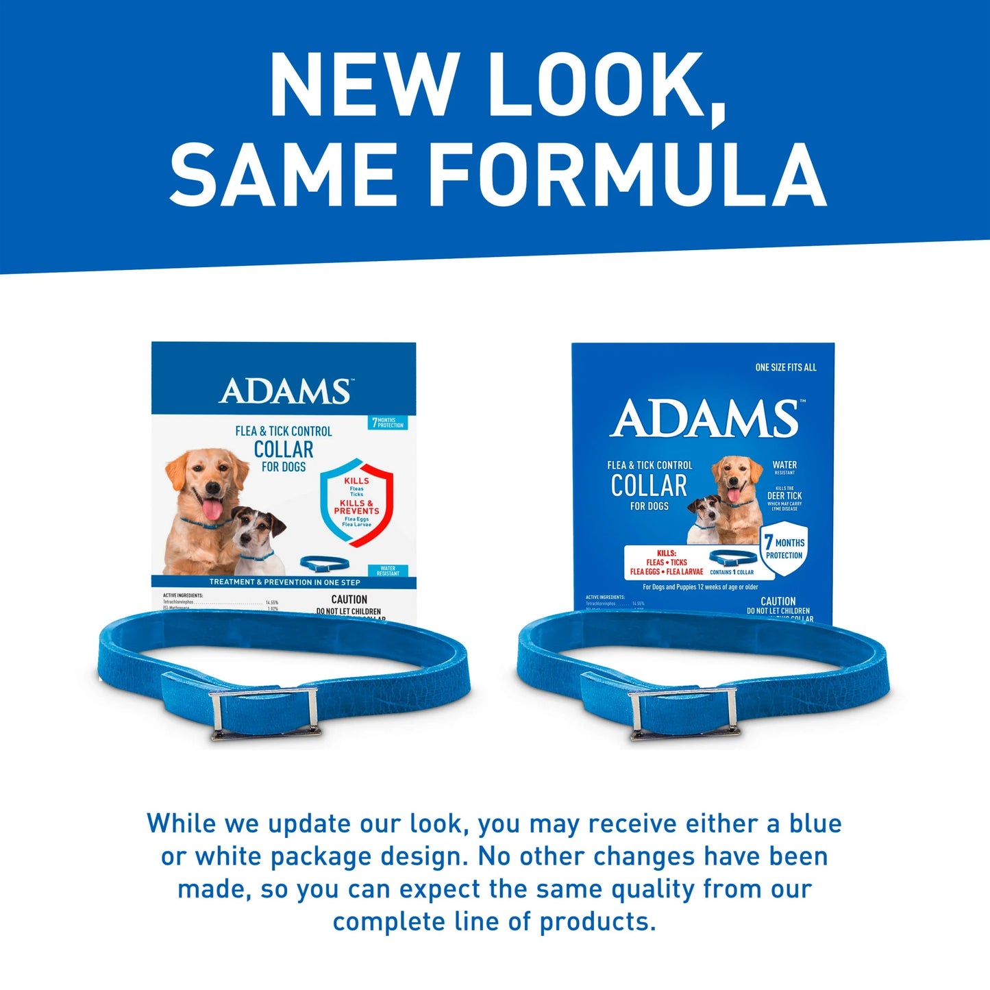 Flea and Tick Control Collar for Dogs and Puppies - Single Pack