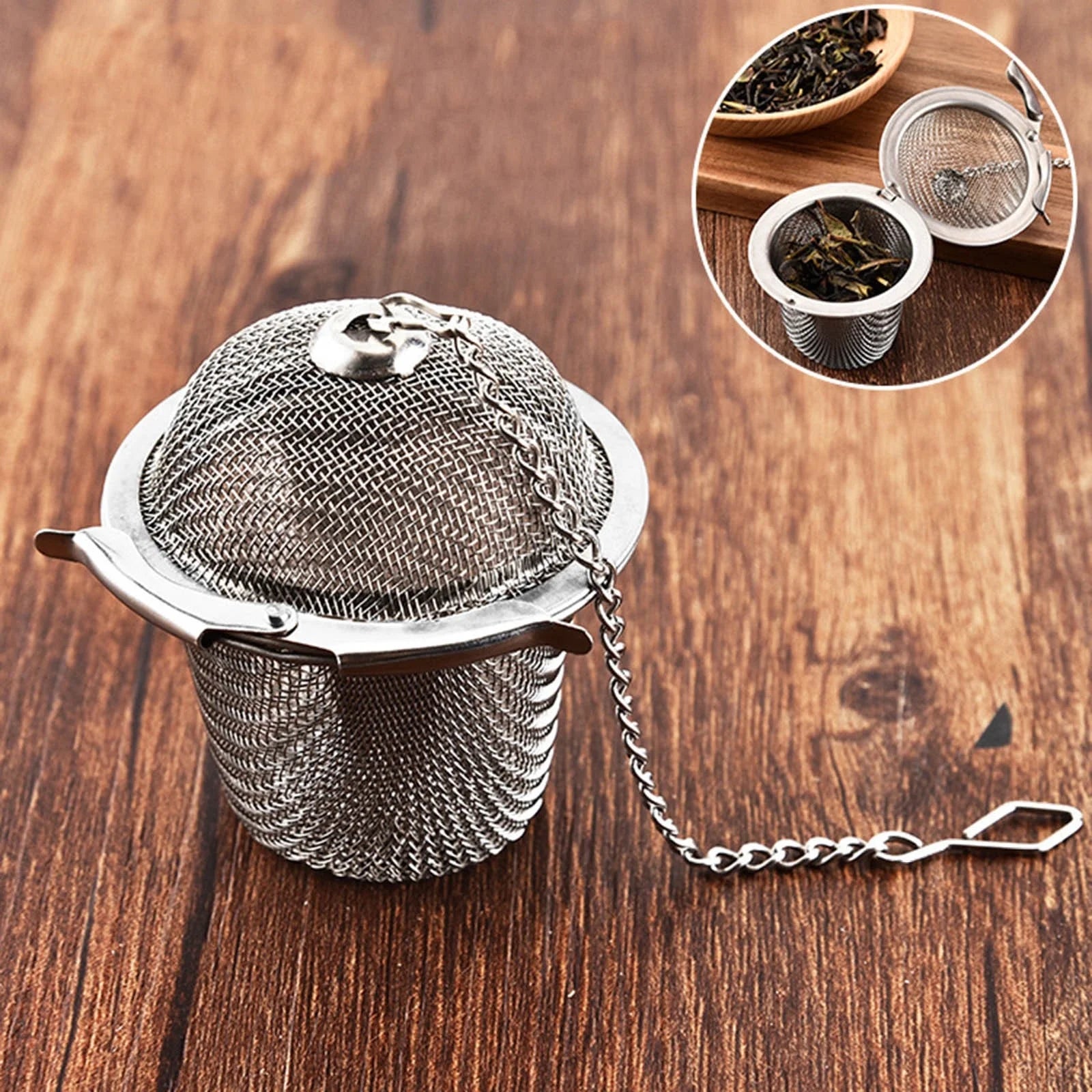TFYZYY Stainless Steel Tea Infuser Strainer | Loose Leaf Tea Brew | Eco-Friendly | 2.2In Filter for All Teas | Kitchen Tool