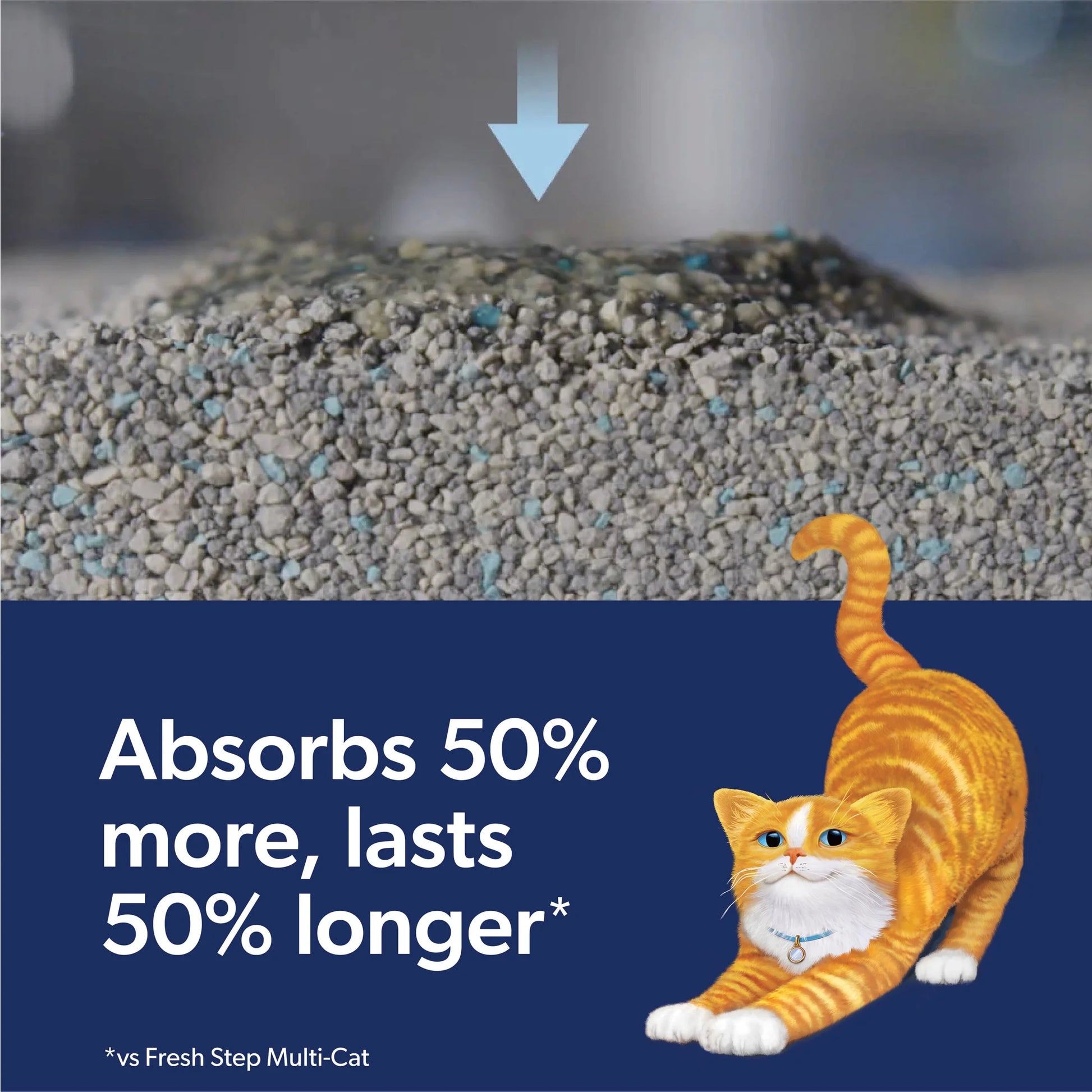 Outstretch Long Lasting Concentrated Clumping Cat Litter with Febreze Freshness, 19 Lbs