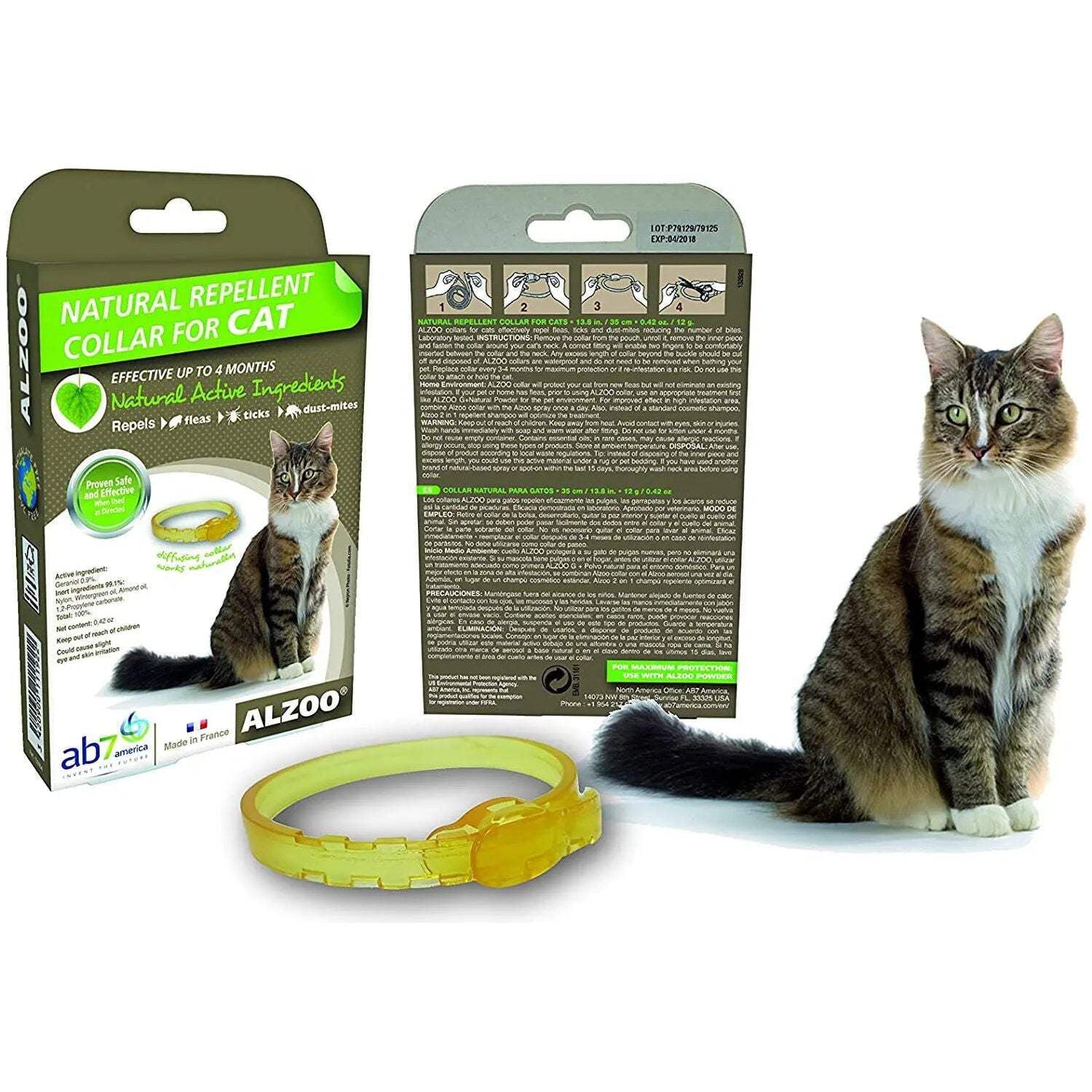 Natural Flea Repellent Collar for Felines