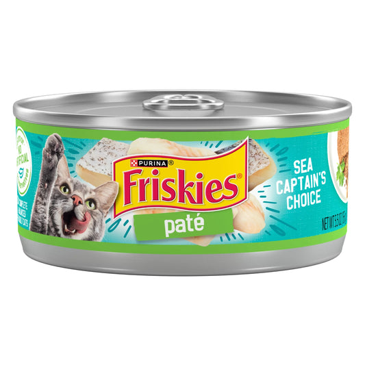 Purina  Sea Captain's Choice Wet Cat Food Pâté, 5.5 oz Can