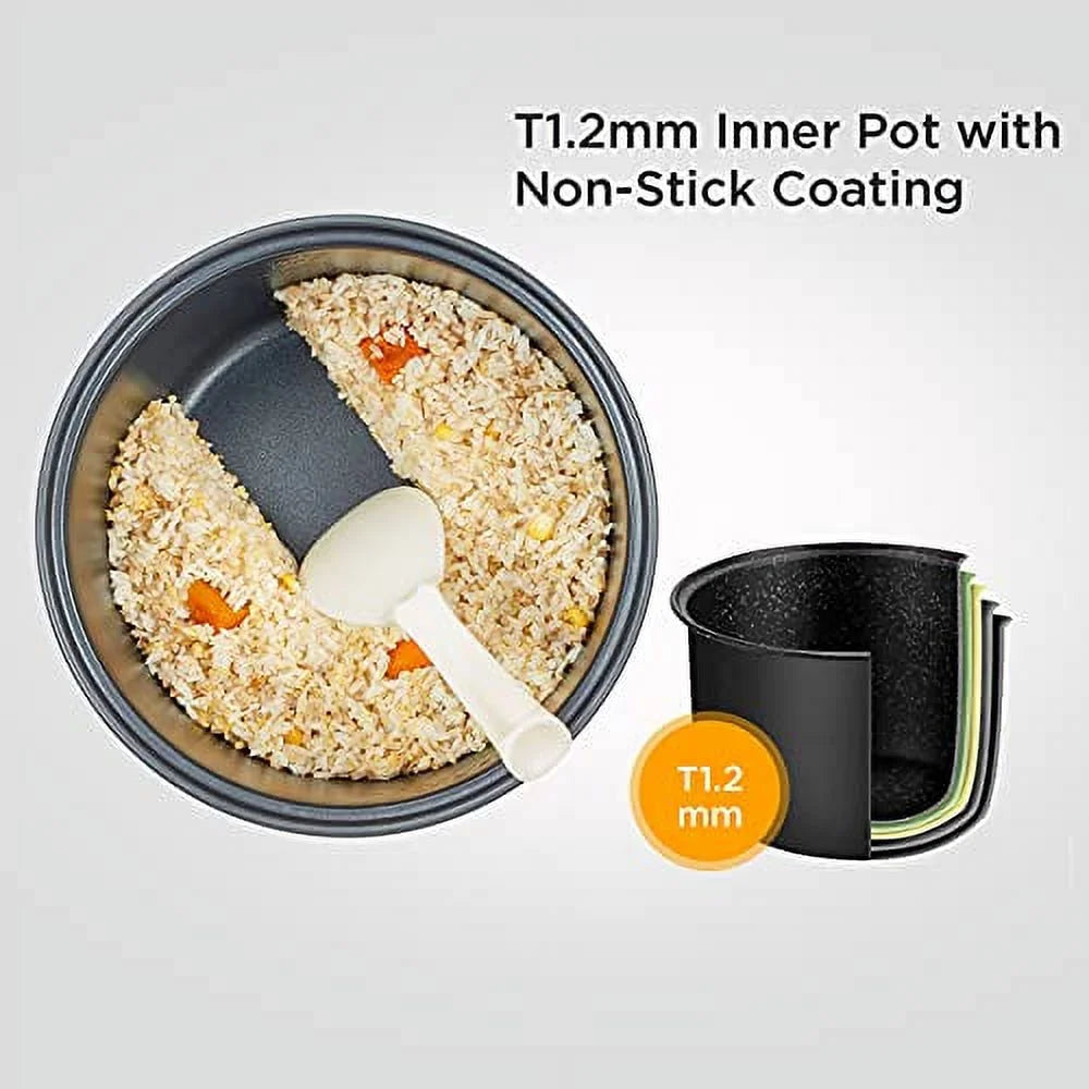 New Rice Cooker 10 Cup Uncooked,5.2 QT Large Capacity Steamer