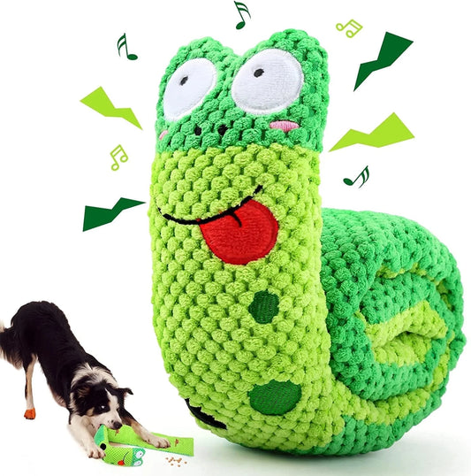 Deluxe Squeaky Dog Toys for Stress Relief and Engagement, IQ Training Puzzle, and Snuffle Toys for Foraging Instinct Development for Small, Medium, and Large Dogs