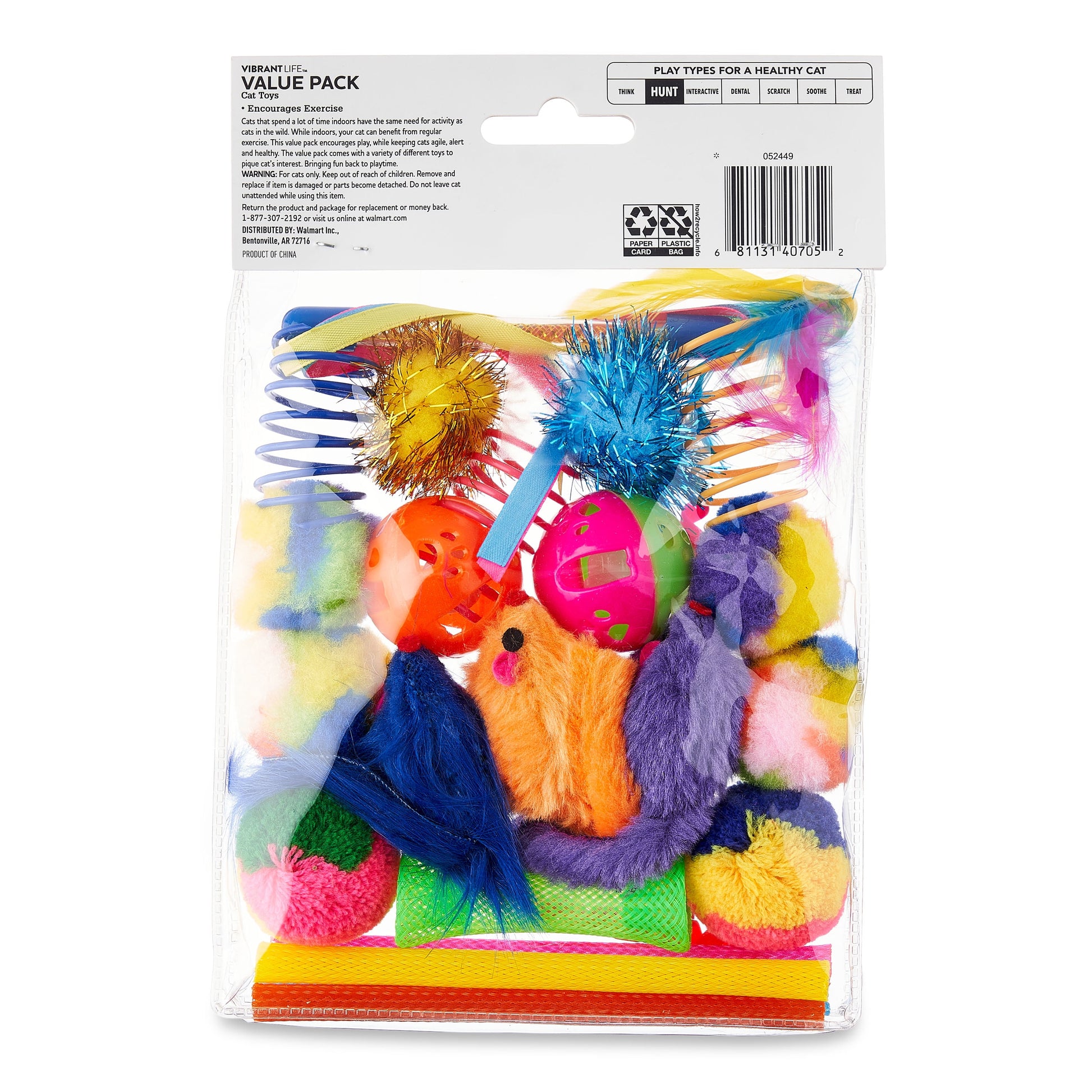 24-Piece Assorted Cat Toy Set
