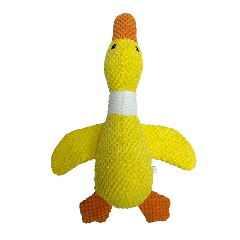 Durable Duck Dog Toy, Chew Level 4