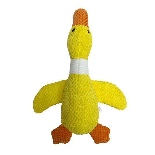 Durable Duck Dog Toy, Chew Level 4