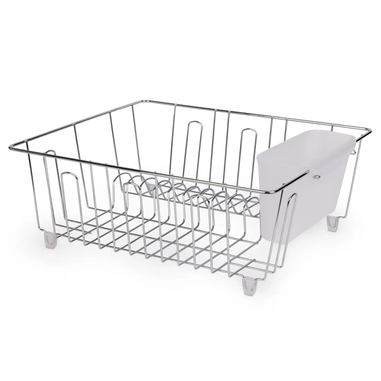 (2 Pack)  Small Wire Dish Rack - Chrome - 14.17" W X 12.64" L X 5.67" H
