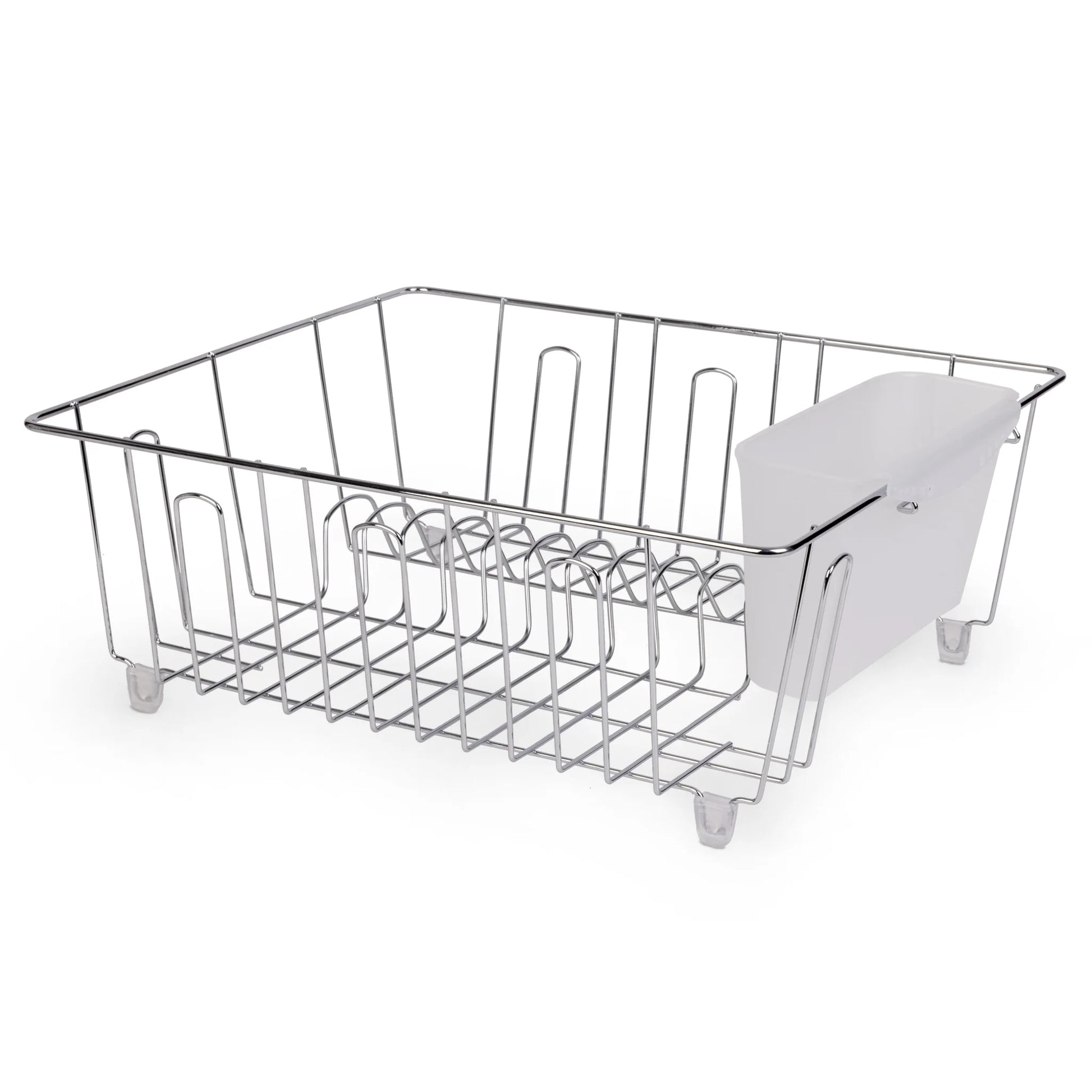 (2 Pack)  Small Wire Dish Rack - Chrome - 14.17" W X 12.64" L X 5.67" H