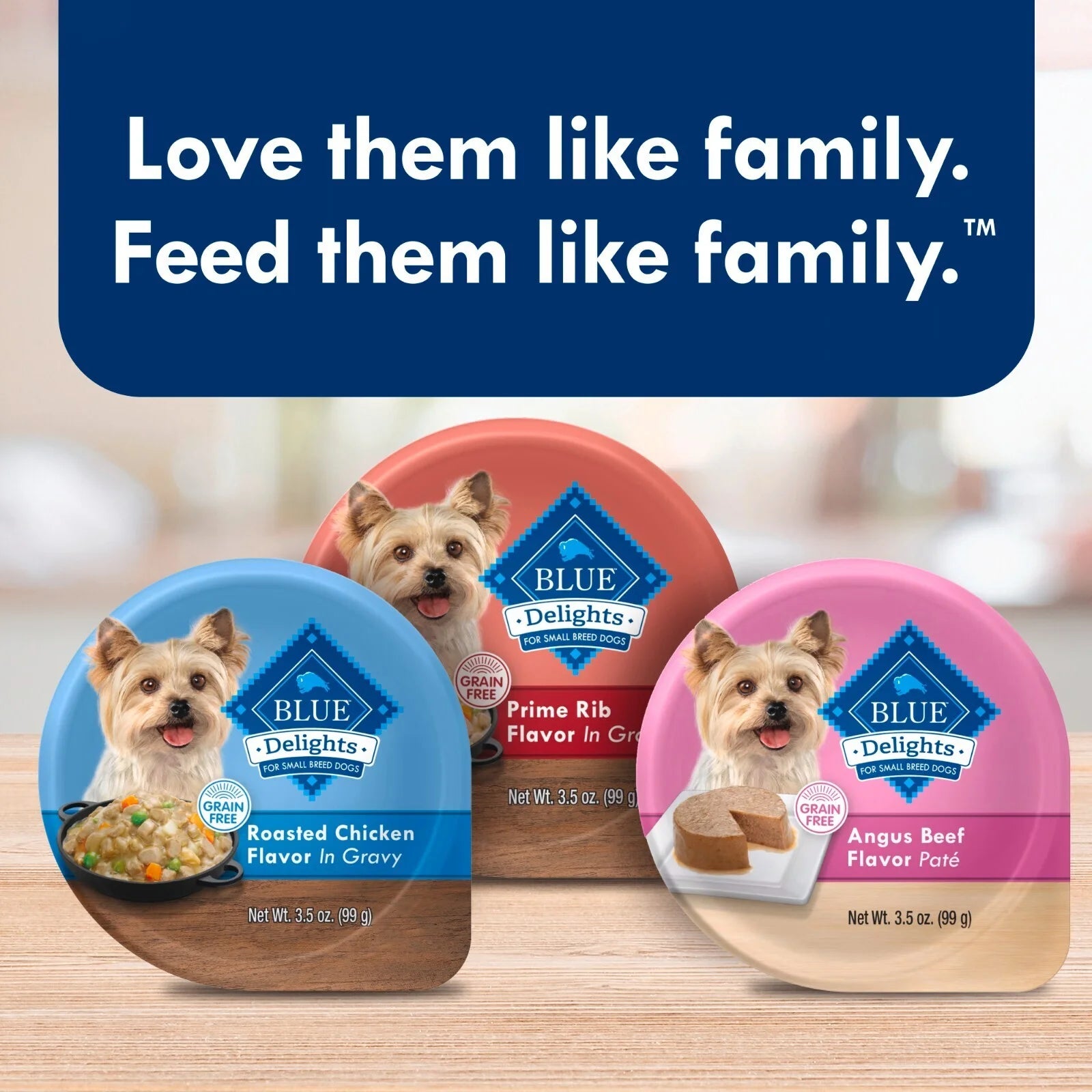 Delights Small Breed Wet Dog Food Variety Pack - Filet Mignon & New York Strip Flavors