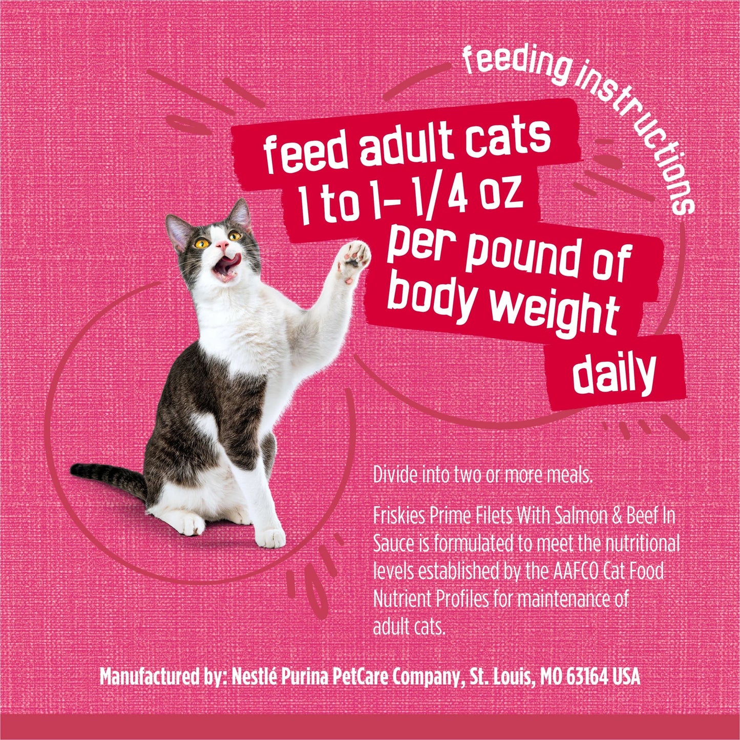 Purina Prime Filets Salmon and Beef in Sauce Wet Cat Food, 5.5 oz Can
