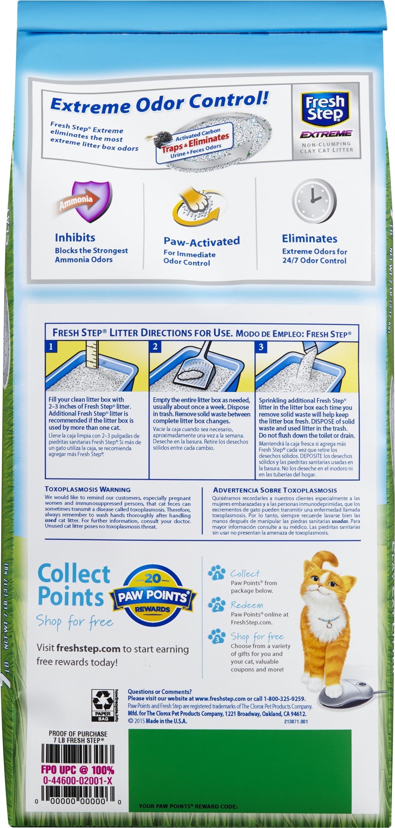 Non-Clumping Clay Cat Litter Scented, 7-Lb