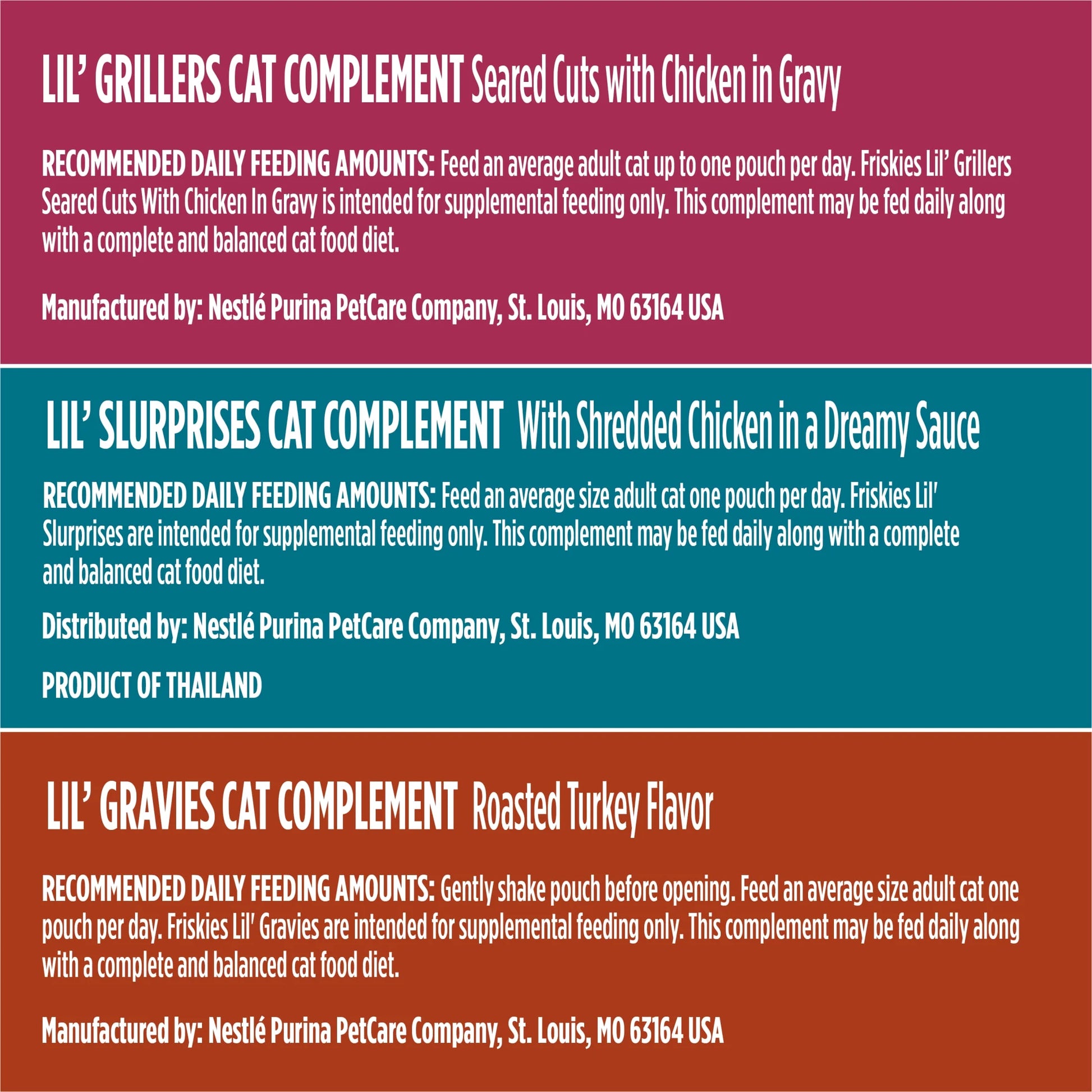 Purina  Poultry Faves Variety Pack in Gravy, 8-Pack Cat Food Complement